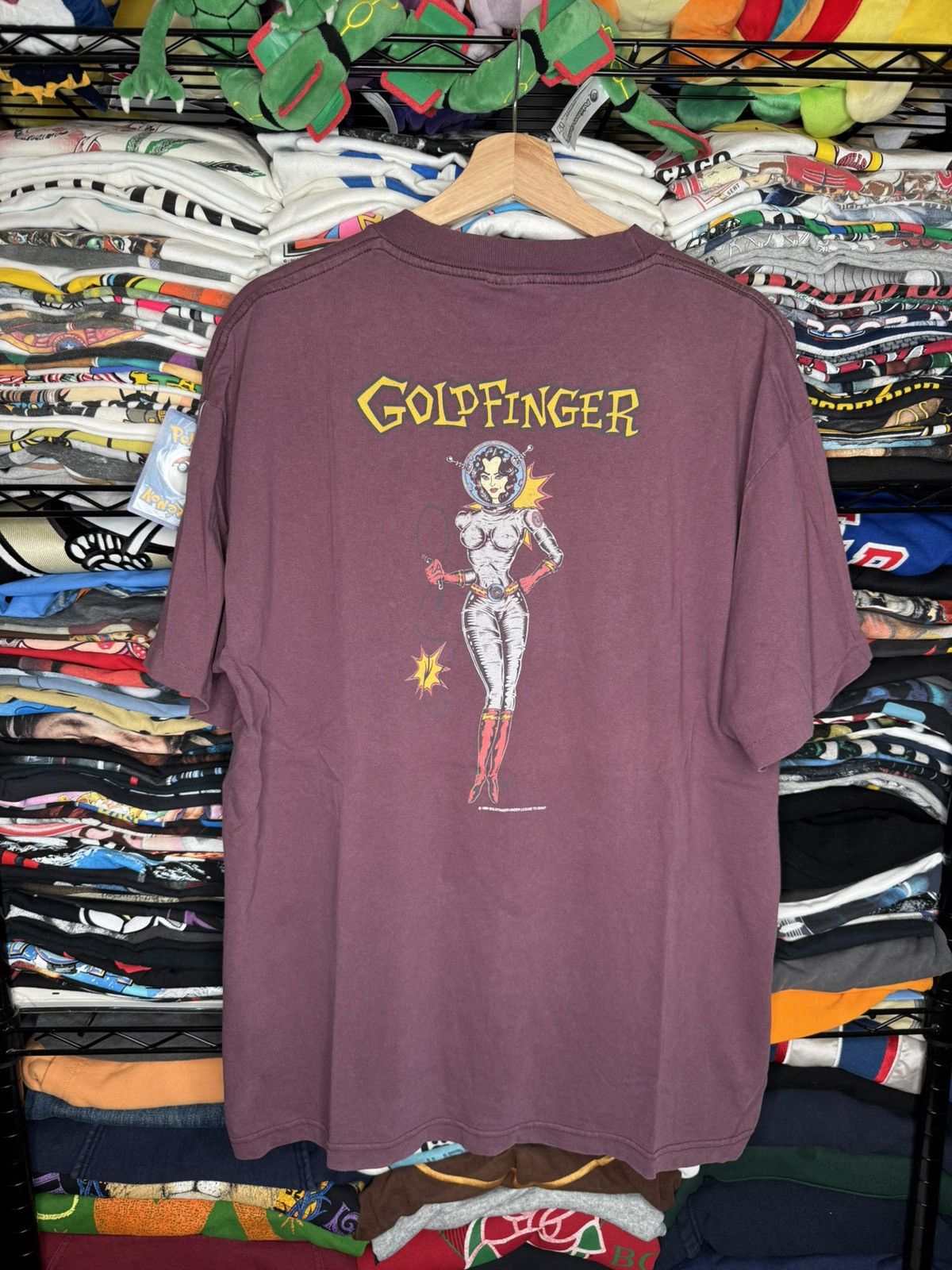Band Tees Vintage 1996 Goldfinger Maroon Band Tour XL 90s T-Shirt Size US XL / EU 56 / 4 - 1 Thumbnail
