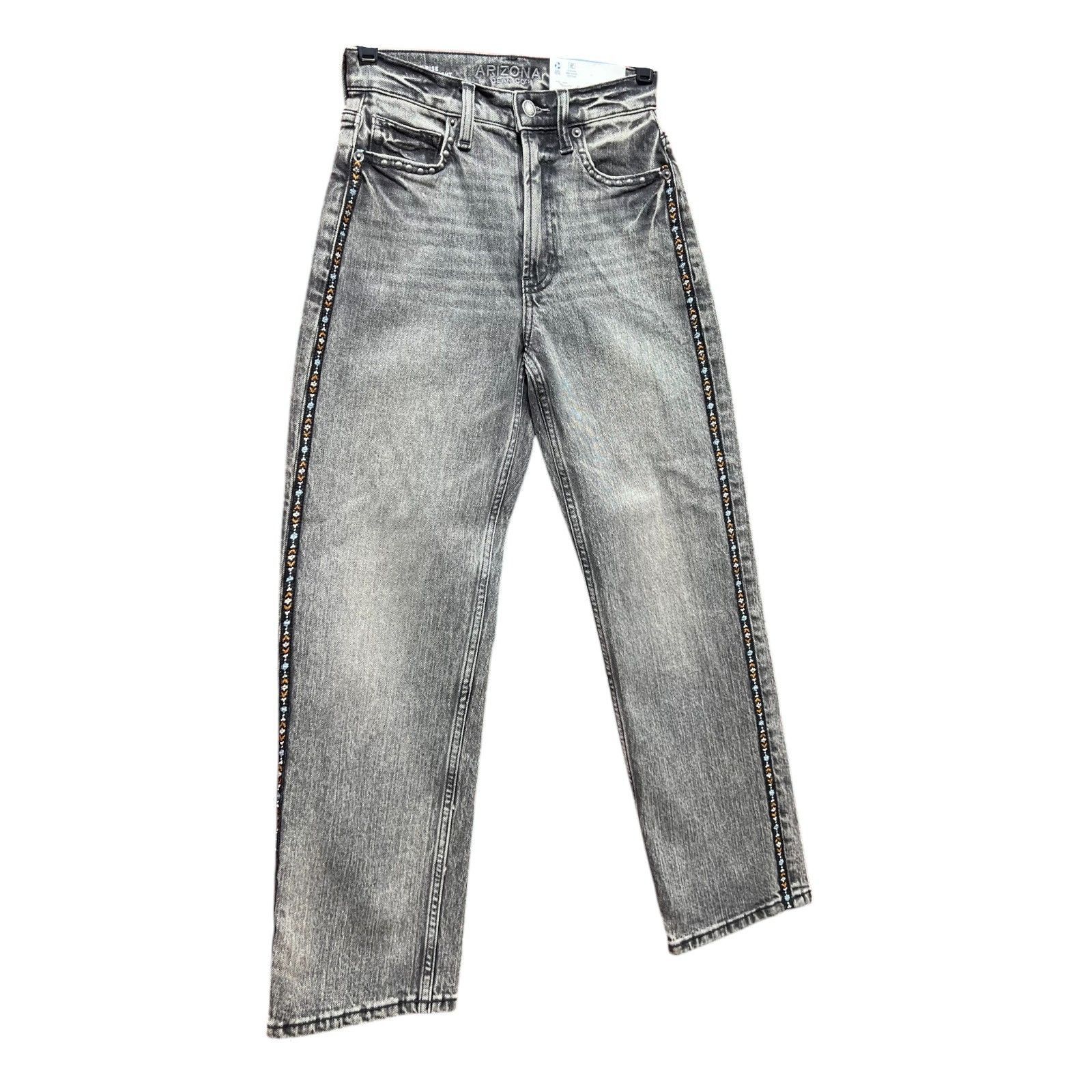 Arizona Jean Co. Arizona - Juniors Women's Vintage Highest Rise Straight Leg Size 25" / US 0 / IT 36 - 17 Thumbnail