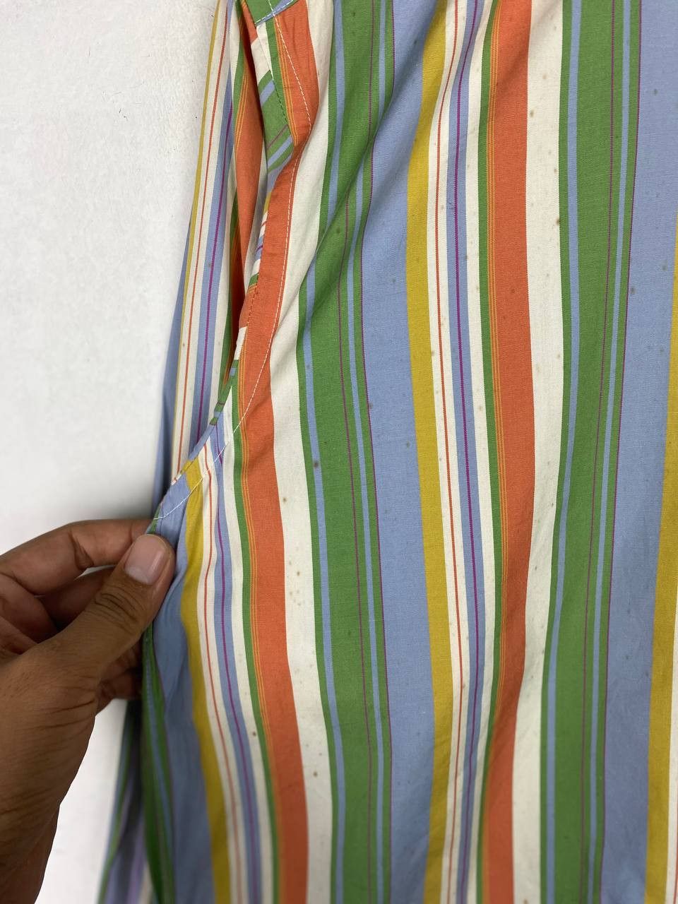 Junko Shimada vintage 90s maxfli by junko shimada striped shirt Size US L / EU 52-54 / 3 - 5 Thumbnail