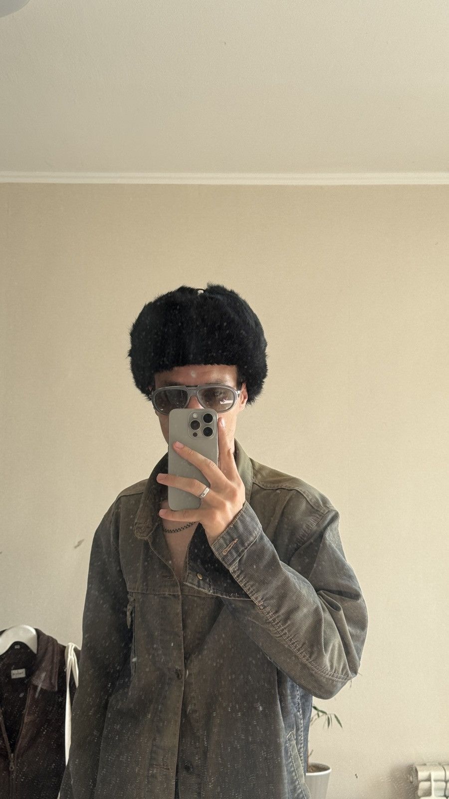 Hysteric Glamour Vintage Mask Fur Trapper Y2K USHANKA Mohair Lil Uzi Vert Size ONE SIZE - 1 Thumbnail