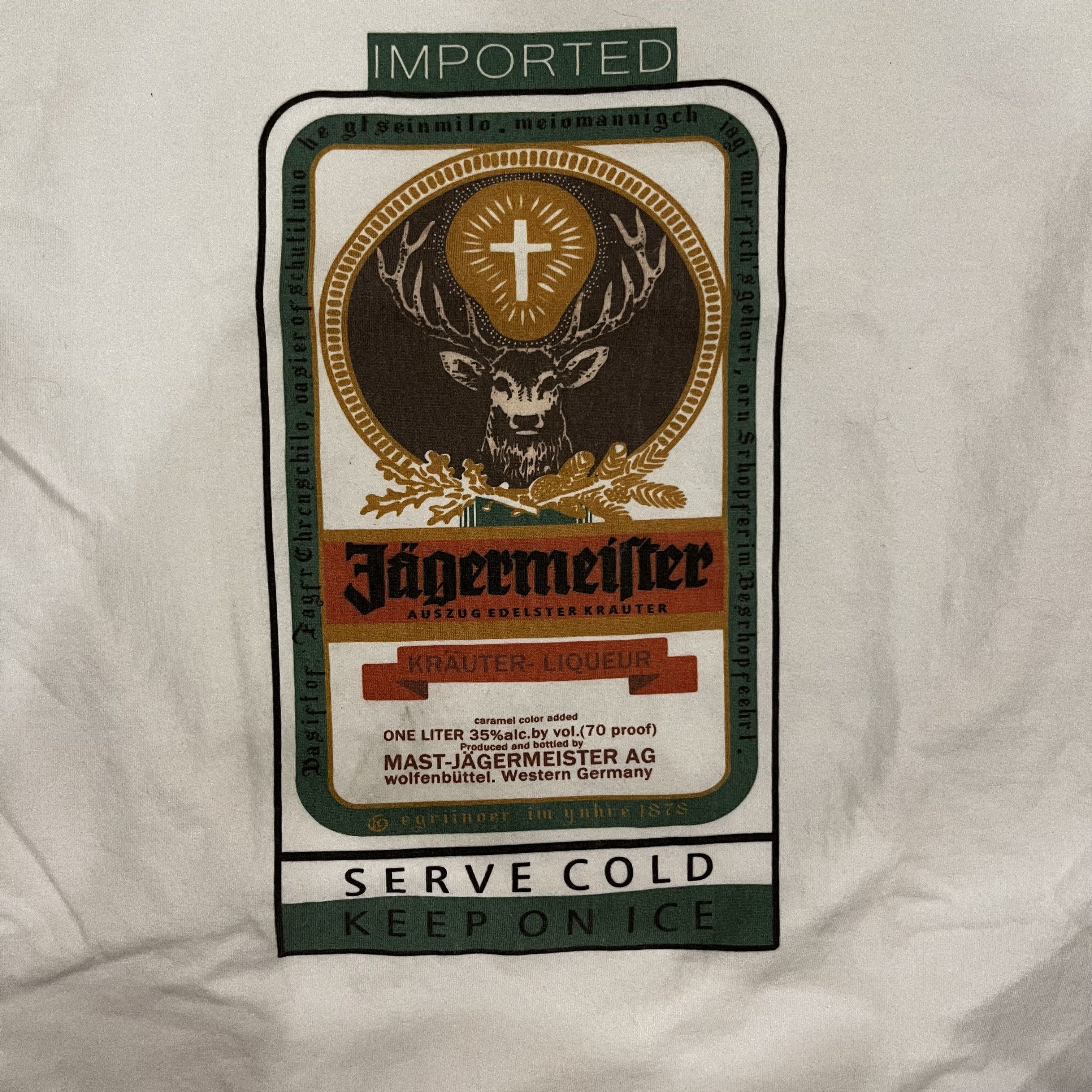 Vintage Vintage Jägermeister Graphic T-Shirt Size US L / EU 52-54 / 3 - 2 Thumbnail