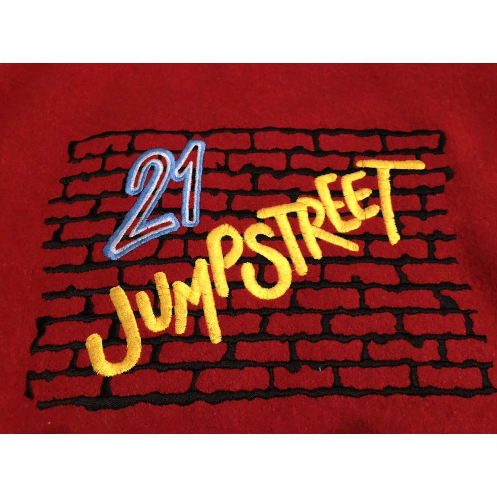 Vintage VINTAGE 21 Jump Street Varsity Letterman Jacket Size L Wool Red Made in Heaven Men Jacket Size US L / EU 52-54 / 3 - 2 Thumbnail