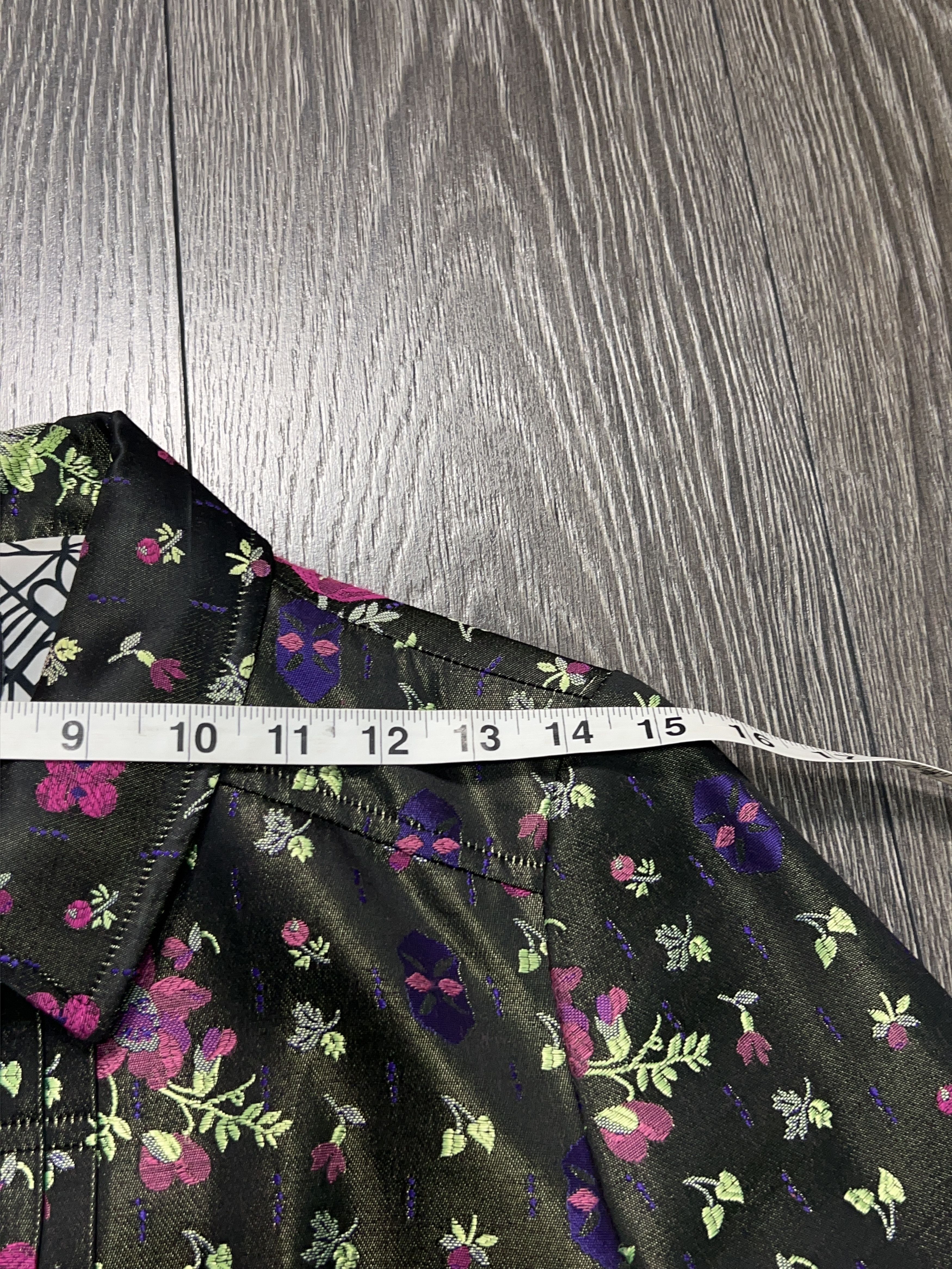 Christian Lacroix Bazar Christian Lacroix Floral Blazer Jacket Button France Size XS / US 0-2 / IT 36-38 - 9 Thumbnail