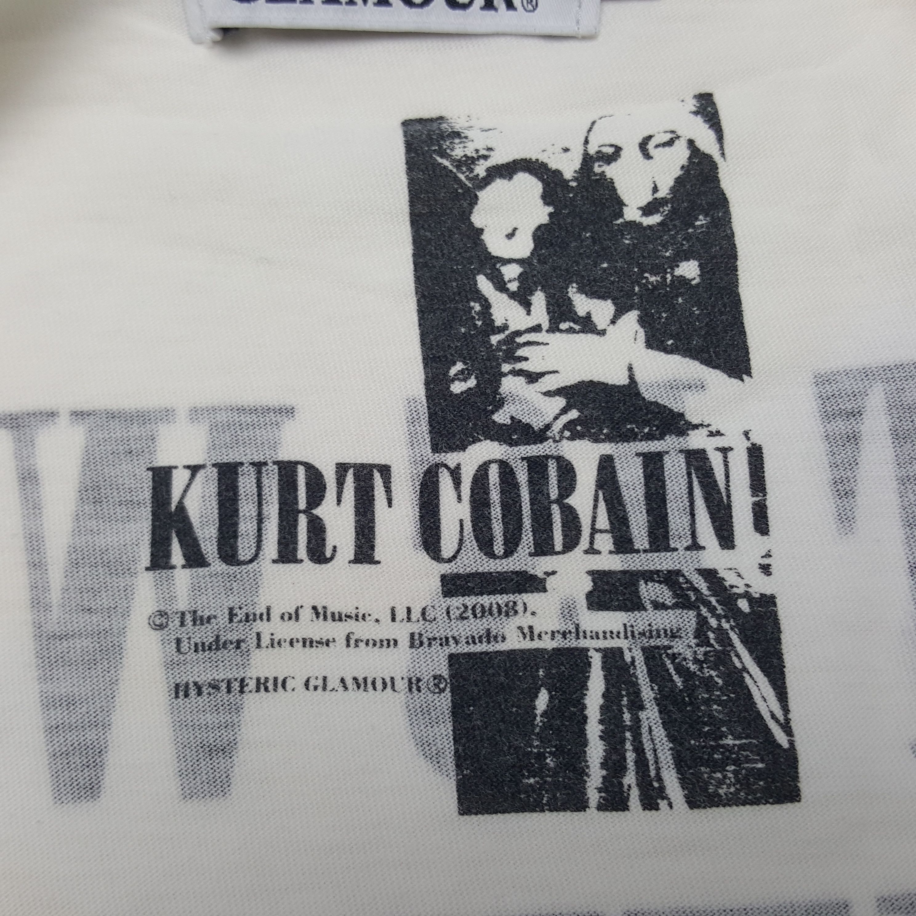Hysteric Glamour Vintage Kurt Cobain X Hysteric Glamour Japan Brand Tshirt Size US M / EU 48-50 / 2 - 7 Thumbnail