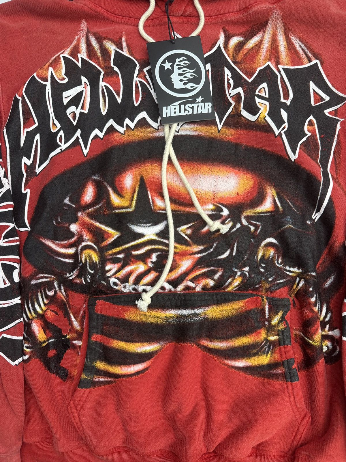 HELLSTAR Hellstar Skeleton Airbrush Hoodie Size US M / EU 48-50 / 2 - 2 Thumbnail