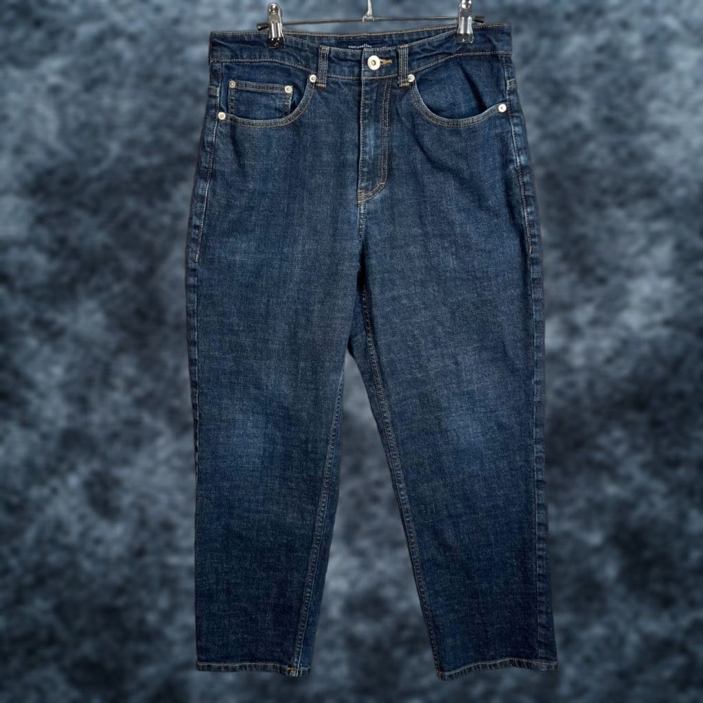 Vintage VINTAGE Customellow Jeans Denim Tapered Fit Adult Mens Size 30 Dark Wash Blue Cotton Blend 25in Inseam Mens Jeans Size US 30 / EU 46 - 1 Thumbnail