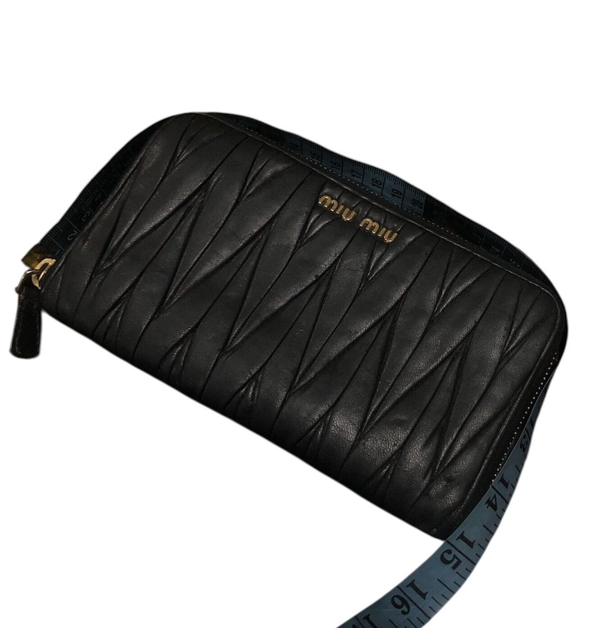 Issey Miyake × Miu Miu × Vintage MIU MIU LONG WALLET SOFT LEATHER ZIPPER WALLET Size ONE SIZE - 20 Thumbnail