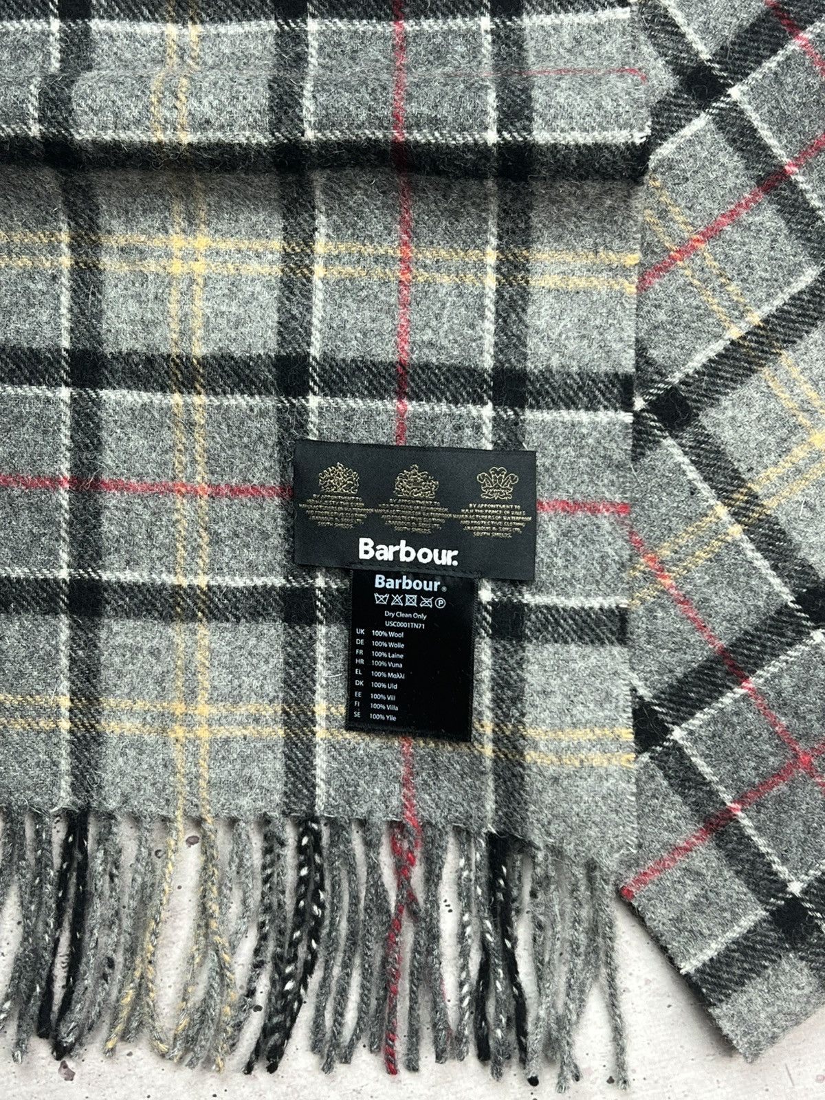 Barbour × Vintage Vintage Barbour scarf Size ONE SIZE - 2 Thumbnail