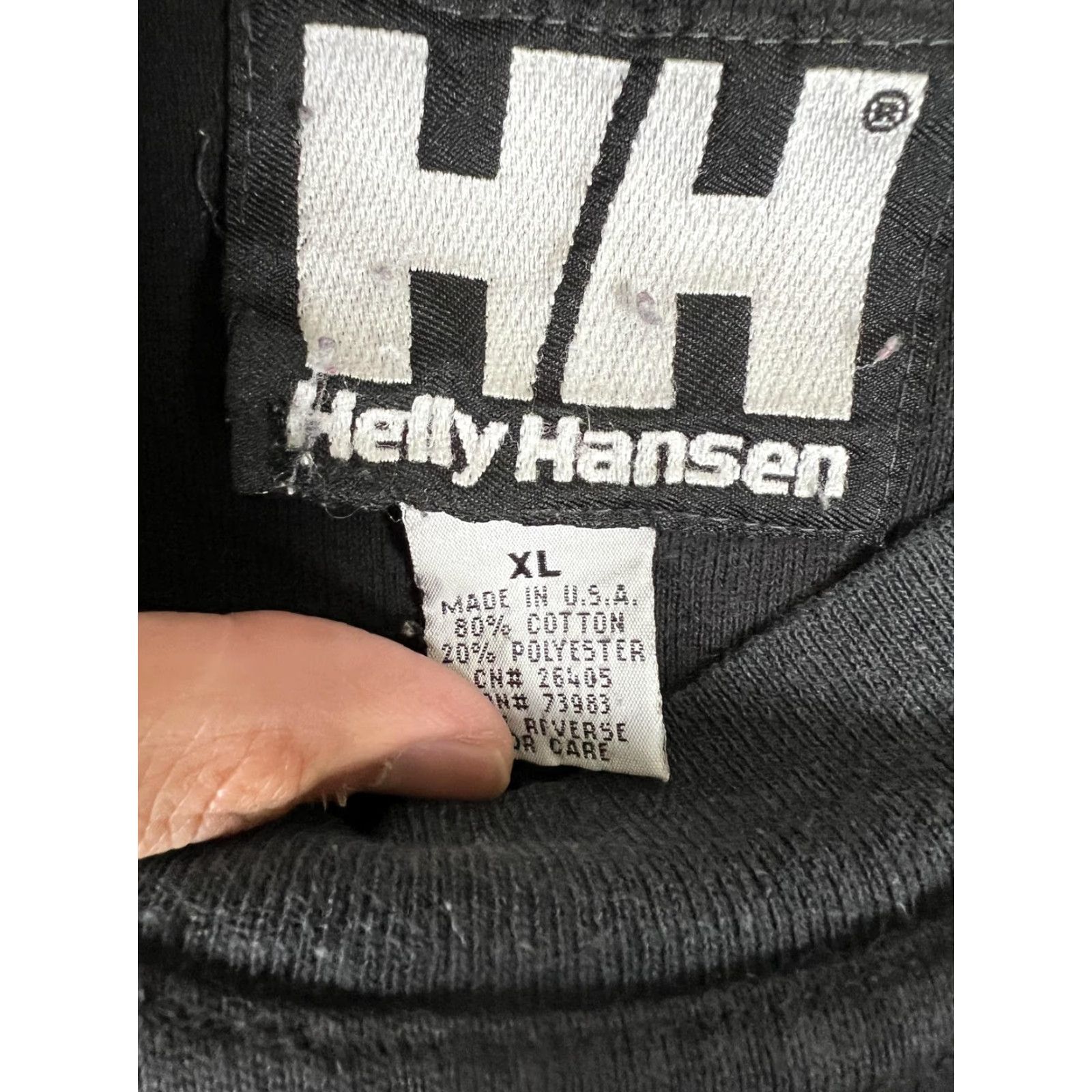 Helly Hansen VINTAGE Helly Hansen Shirt Mens XL Black Salt Lake Ski Twin Sails USA 90s Size US XL / EU 56 / 4 - 7 Thumbnail
