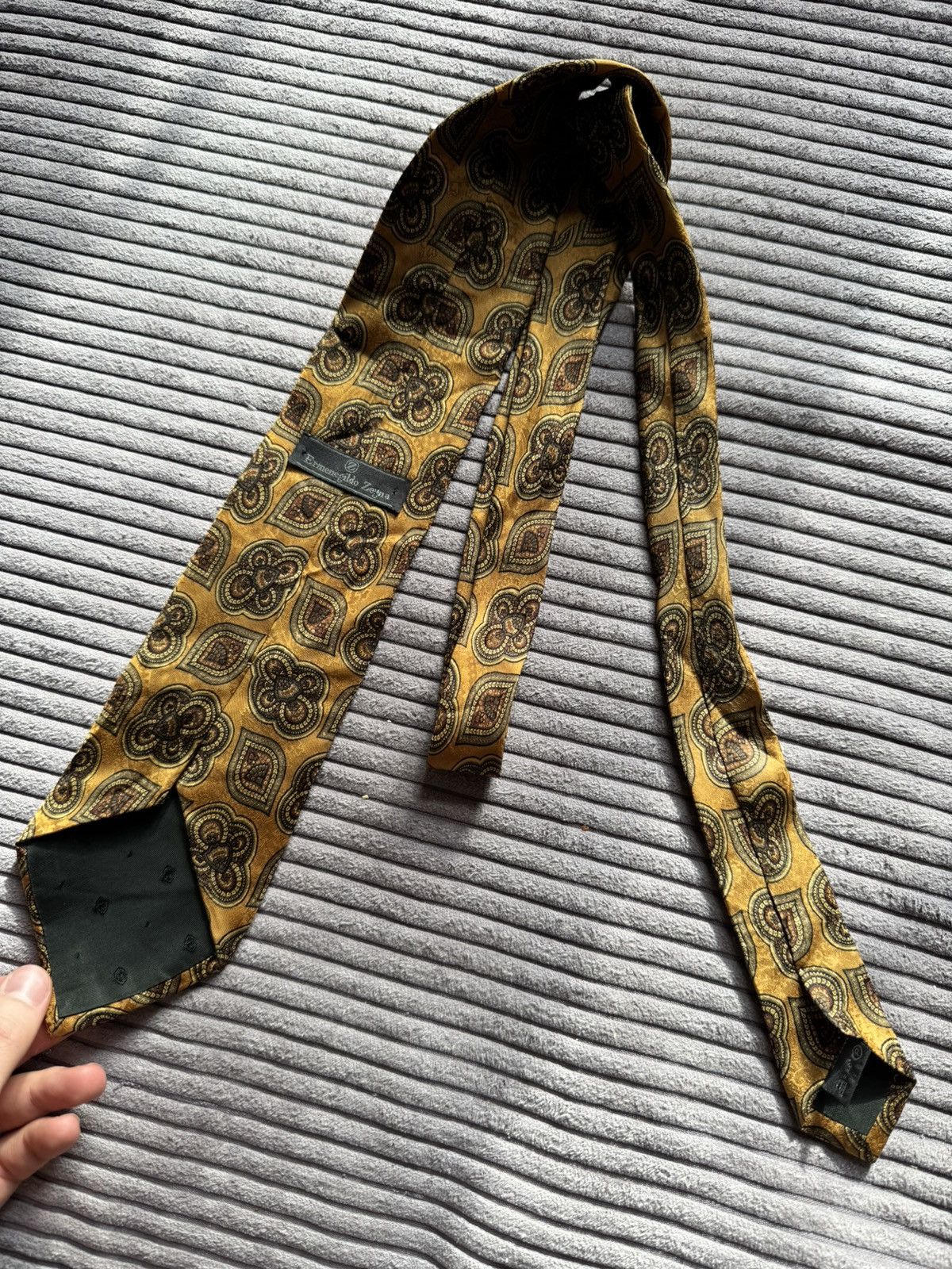 Ermenegildo Zegna Ermenegildo Zegna Cravatte Silk Tie Casual Designer luxury Size ONE SIZE - 5 Thumbnail