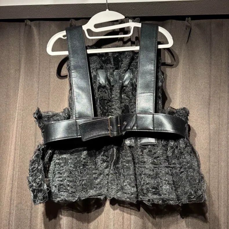 Comme des Garcons Comme Des Garcons Black vintage gauze vest top Size XS / US 0-2 / IT 36-38 - 2 Thumbnail