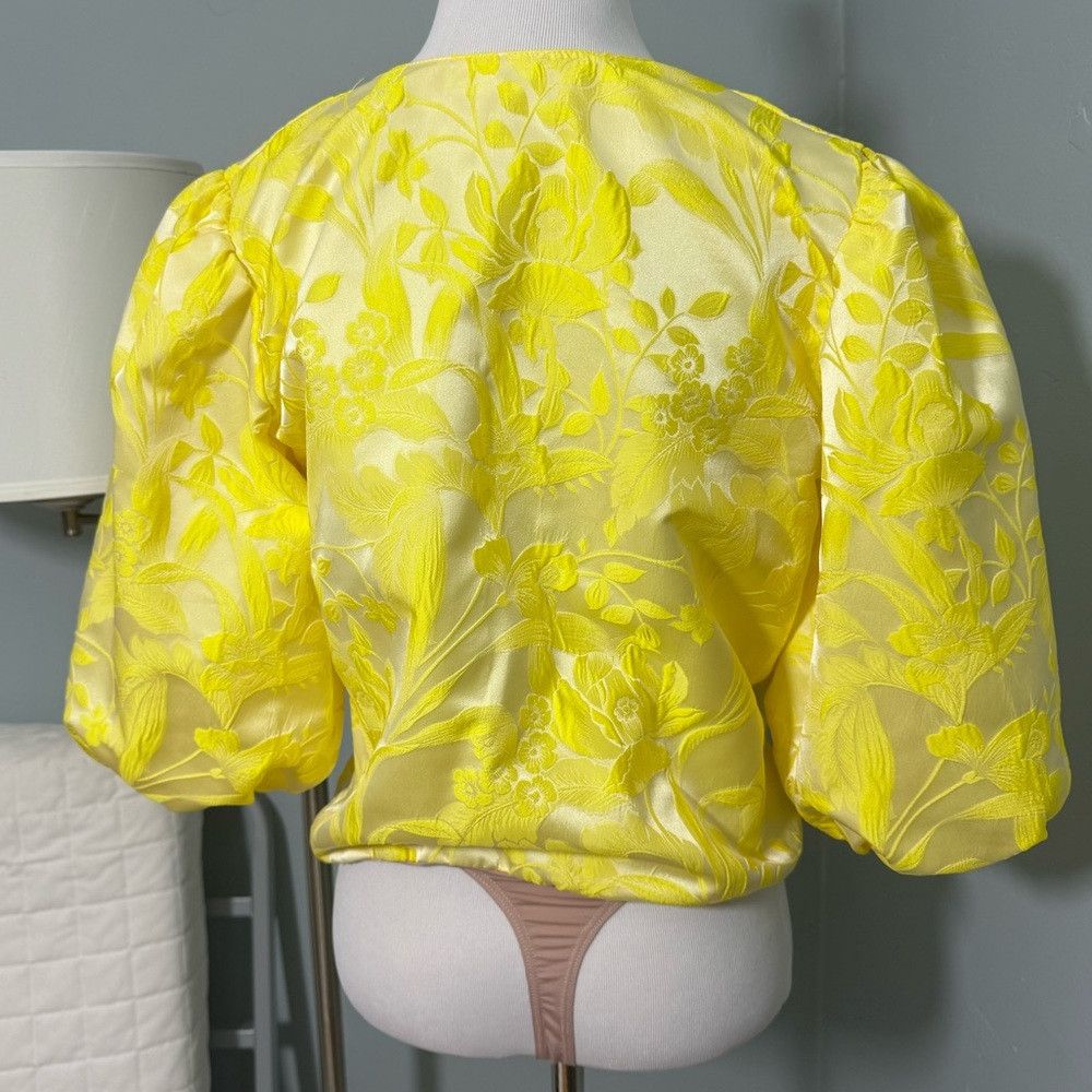 Amanda Uprichard Amanda Uprichard New York dolly bodysuit yellow floral Port Size M / US 6-8 / IT 42-44 - 4 Thumbnail