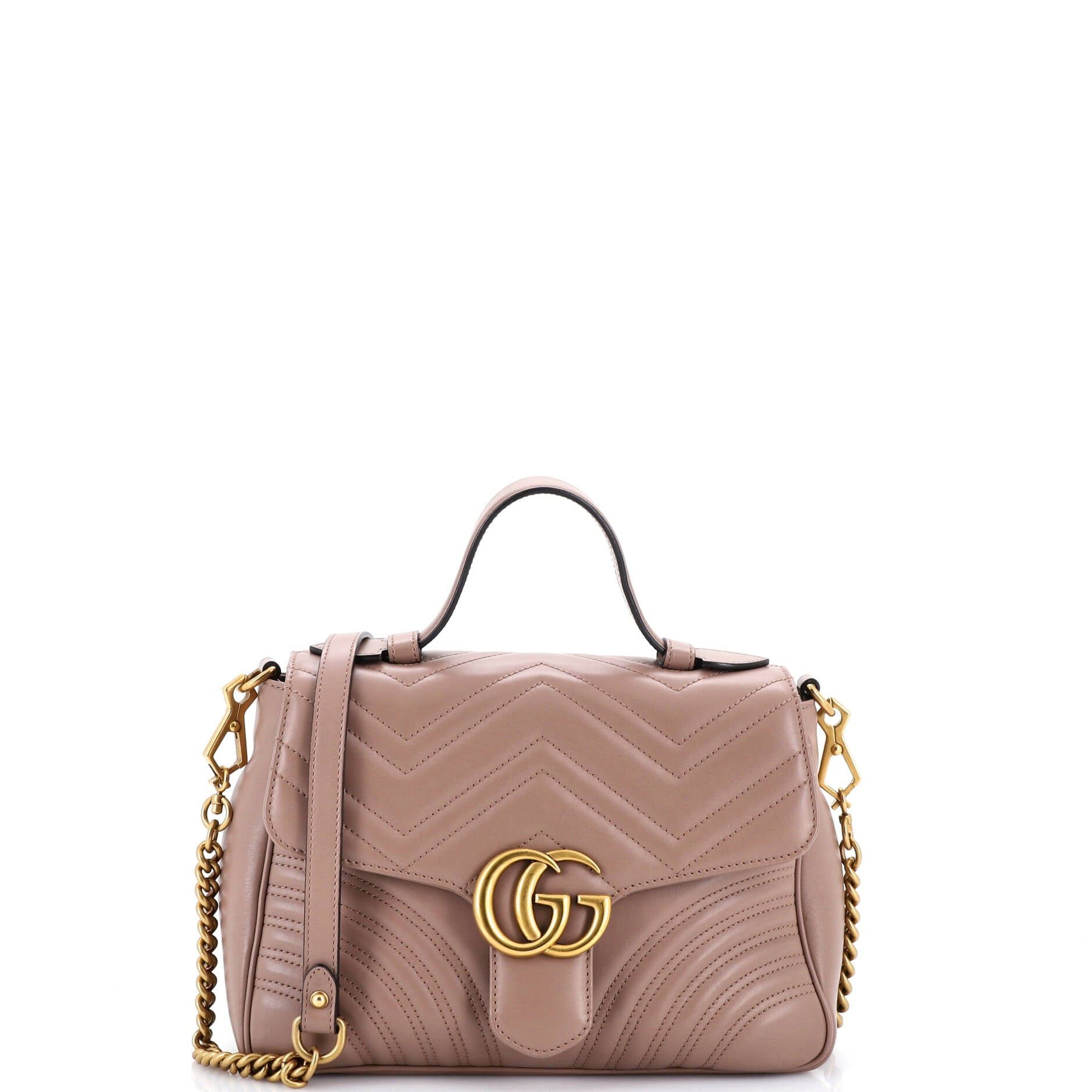 Gucci GG Marmont Top Handle Flap Bag Size ONE SIZE - 1 Thumbnail