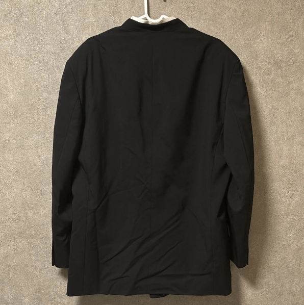 Issey Miyake Mao Collar Jacket Black w/ Removeable White Accent Collar Size US S / EU 44-46 / 1 - 2 Thumbnail