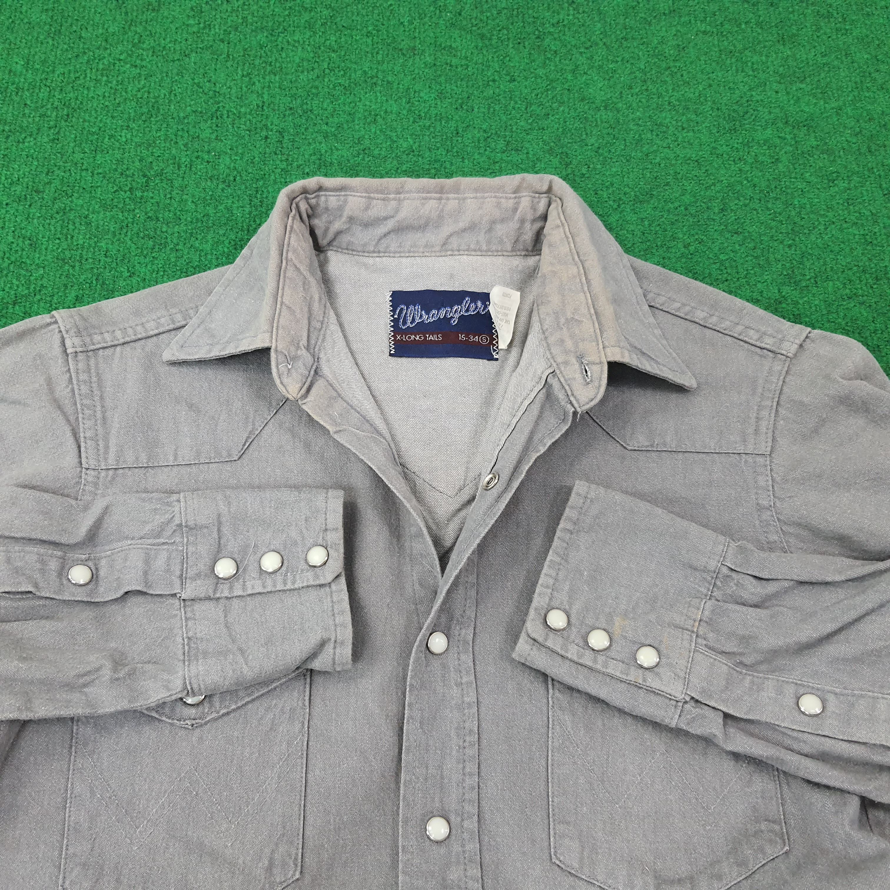 Wrangler Vintage Wrangler American Brand Button Up Shirt C249N67 Size US S / EU 44-46 / 1 - 5 Thumbnail