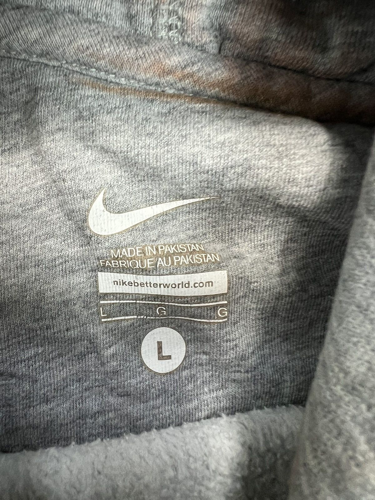 Nike Hoodie Nike 72 spellout big logo y2k Size US L / EU 52-54 / 3 - 4 Thumbnail