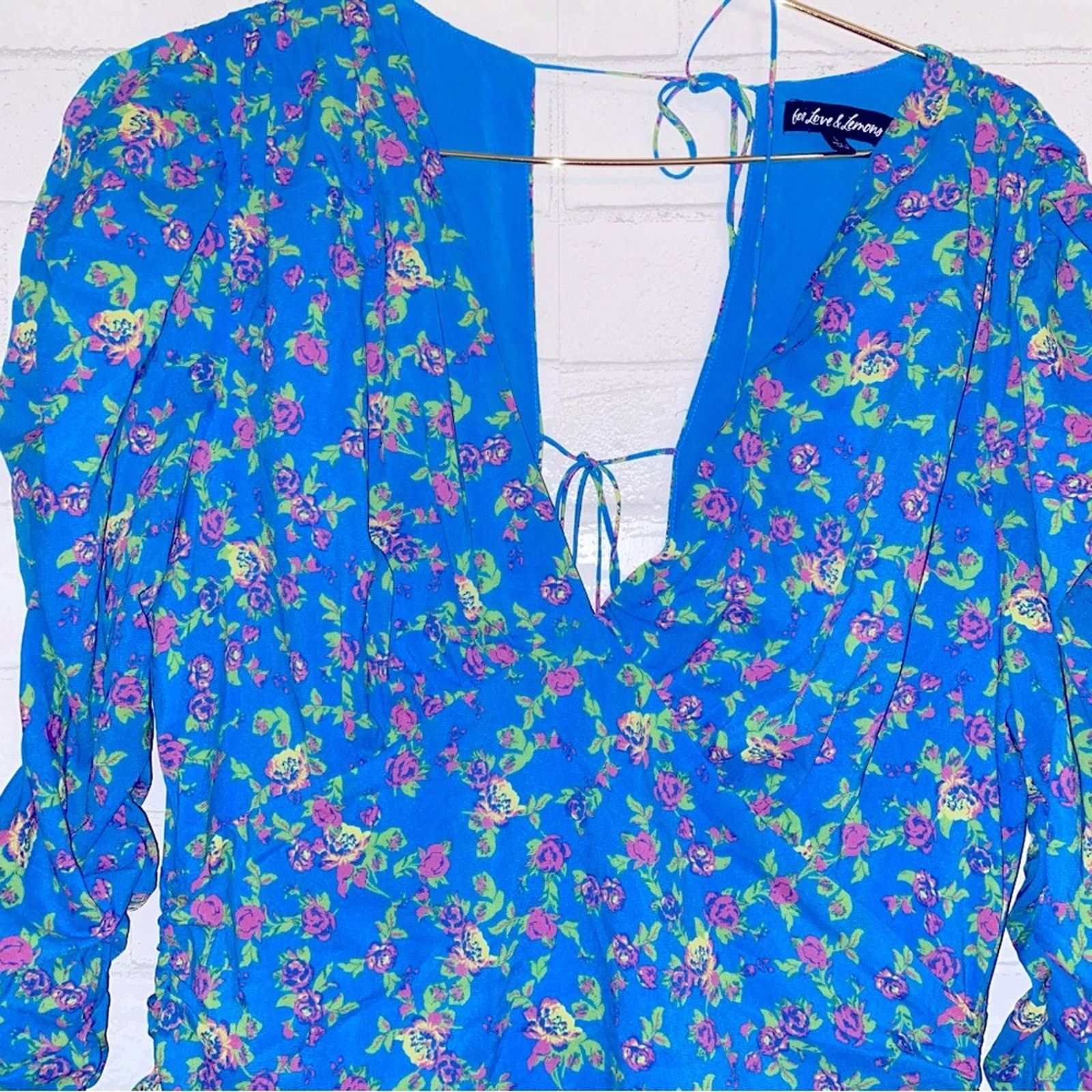 For Love & Lemons For Love & Lemons $265 Bahama Mini Dress LG EUC Size L / US 10 / IT 46 - 10 Thumbnail