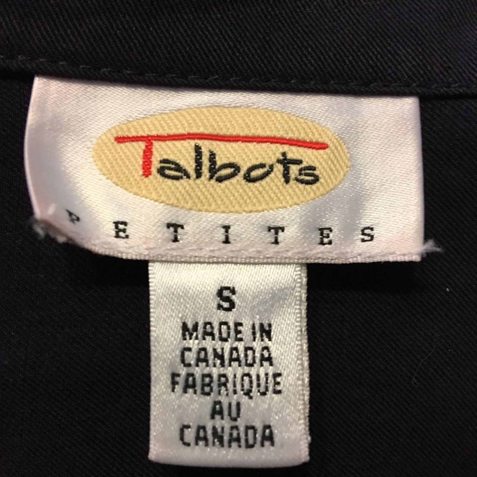 Other Talbots black lightweight button front shirt NWOT Size S / US 4 / IT 40 - 7 Thumbnail