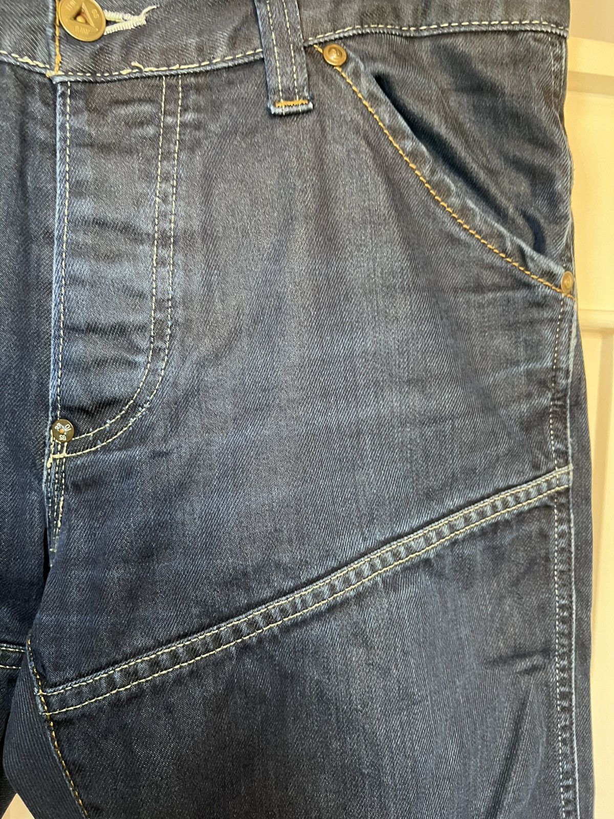 G-Star Vintage G-Star Raw biker knee back buckle straight leg jeans Size US 34 / EU 50 - 13 Thumbnail