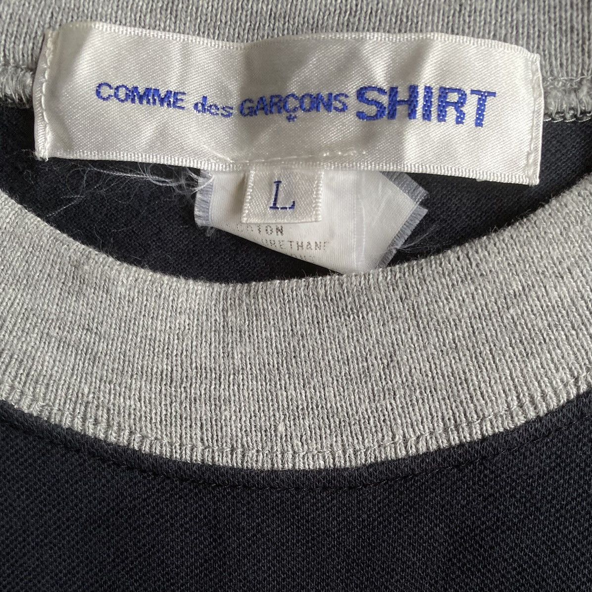 Comme des Garcons SHIRT Number 2 Side Mesh T Shirt Size US L / EU 52-54 / 3 - 7 Thumbnail