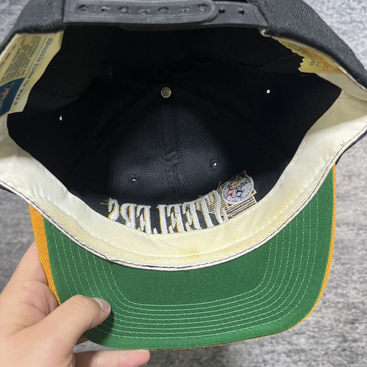NFL Vintage 90s Pittsburgh Steelers NFL Embroidered Snapback Hat Size ONE SIZE - 7 Thumbnail