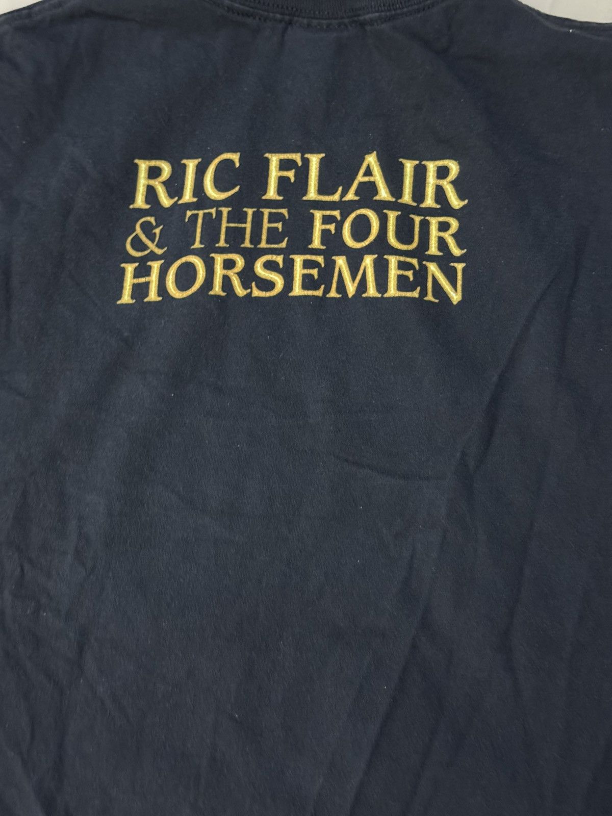 Vintage Vintage 2000s WWE Ric Flair & Four Horsemen Cutoffs Tank Top Size US L / EU 52-54 / 3 - 5 Thumbnail