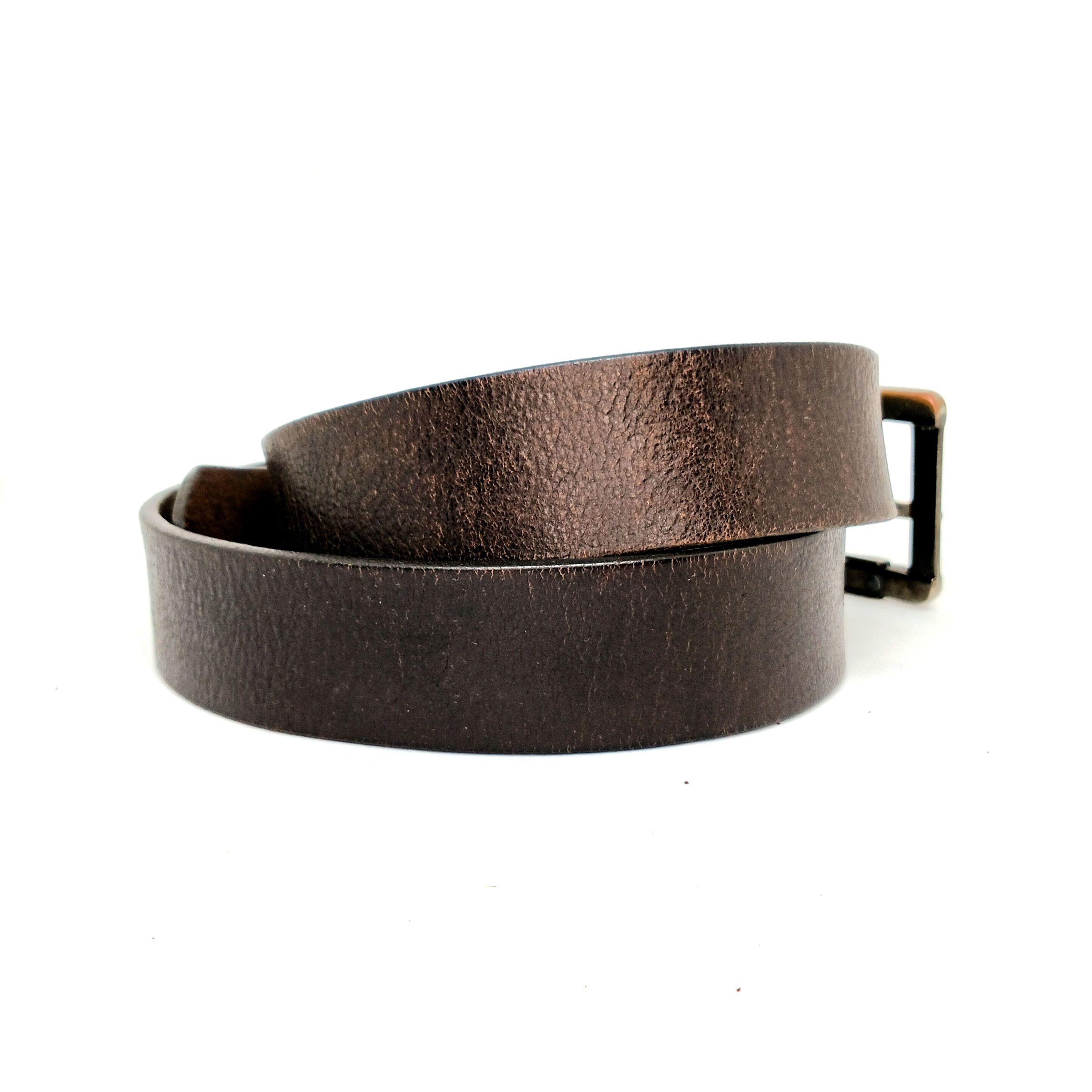 Diesel Diesel Brown Leather Belt with Large Buckle Size 36 - 8 Thumbnail