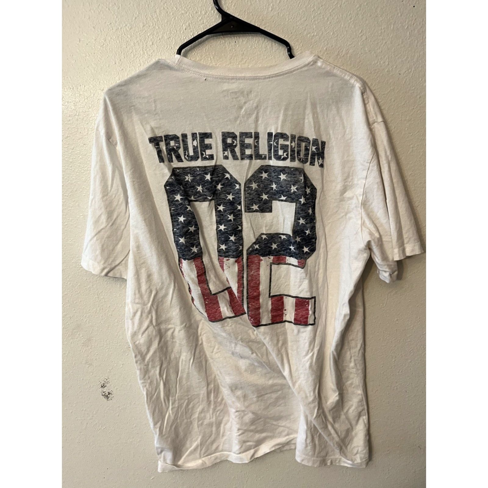 True Religion True Religion Shirt Mens XL White Graphic Tee Short Sleeve Crew Neck USA Size US XL / EU 56 / 4 - 2 Thumbnail