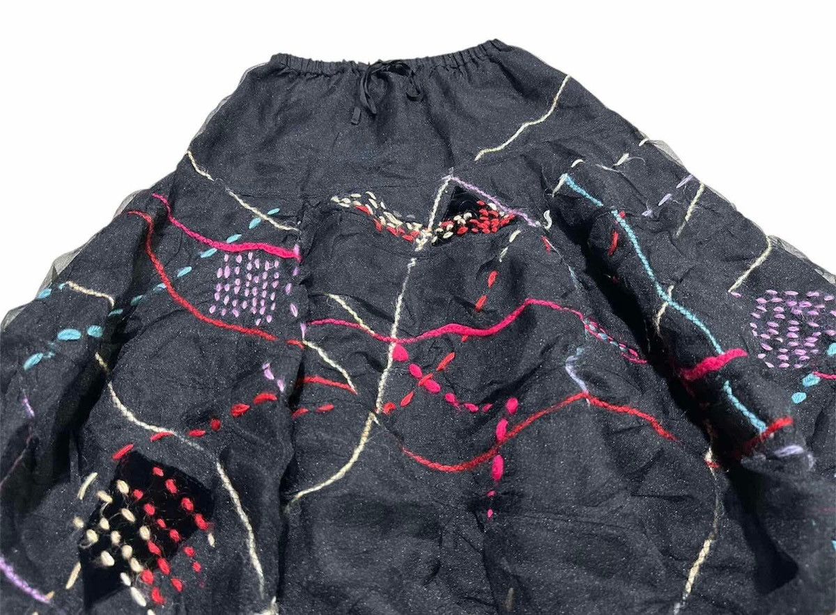 Japanese Brand 🔥Sick Japanese Vintage Tokuko 1er Vol Asymmetric Baggy Skirt Size 30" / US 8 / IT 44 - 2 Thumbnail