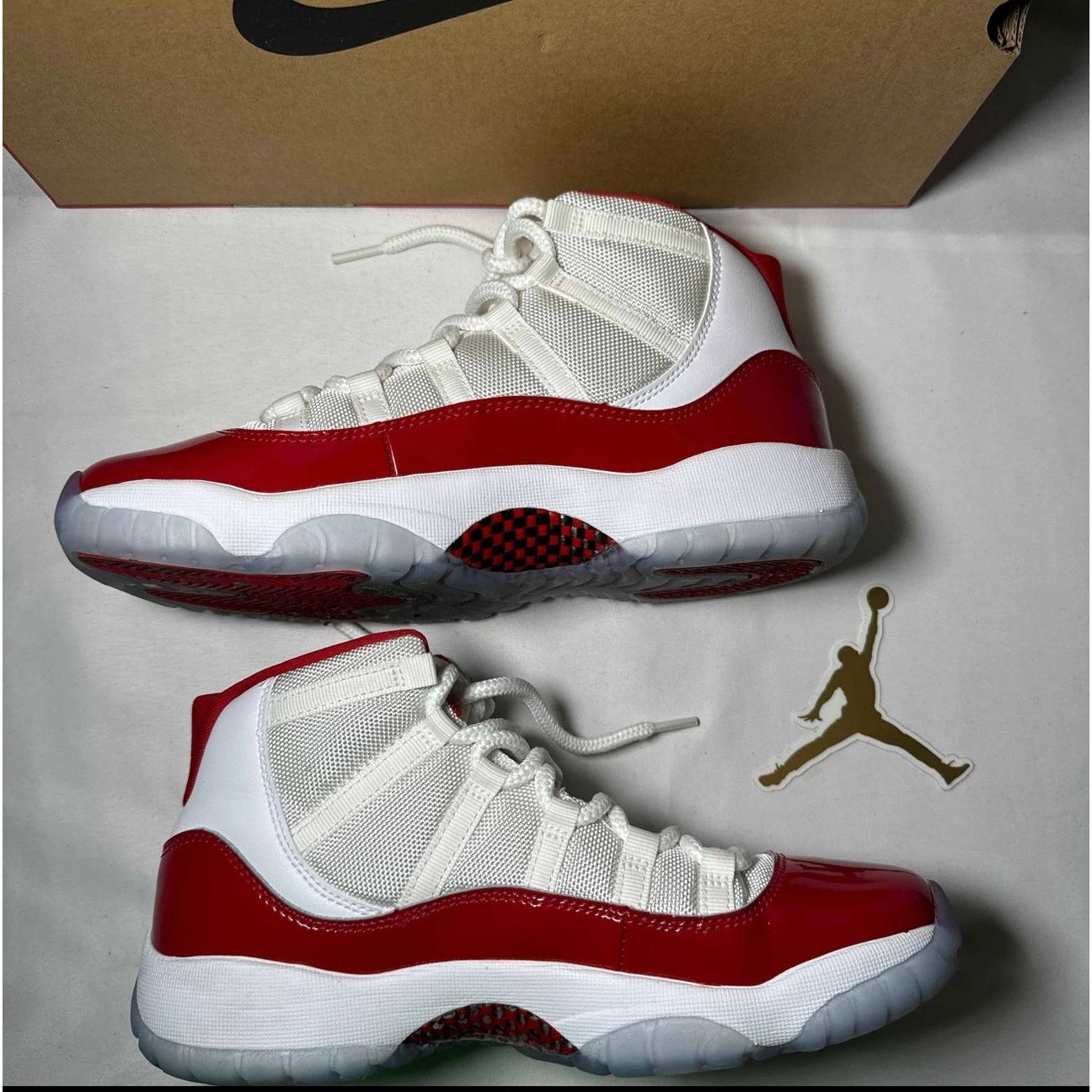 Jordan Brand × Nike Size 7 - Nike Air Jordan 11 Retro GS Cherry Men's Shoes Size US 7 / EU 40 - 3 Thumbnail