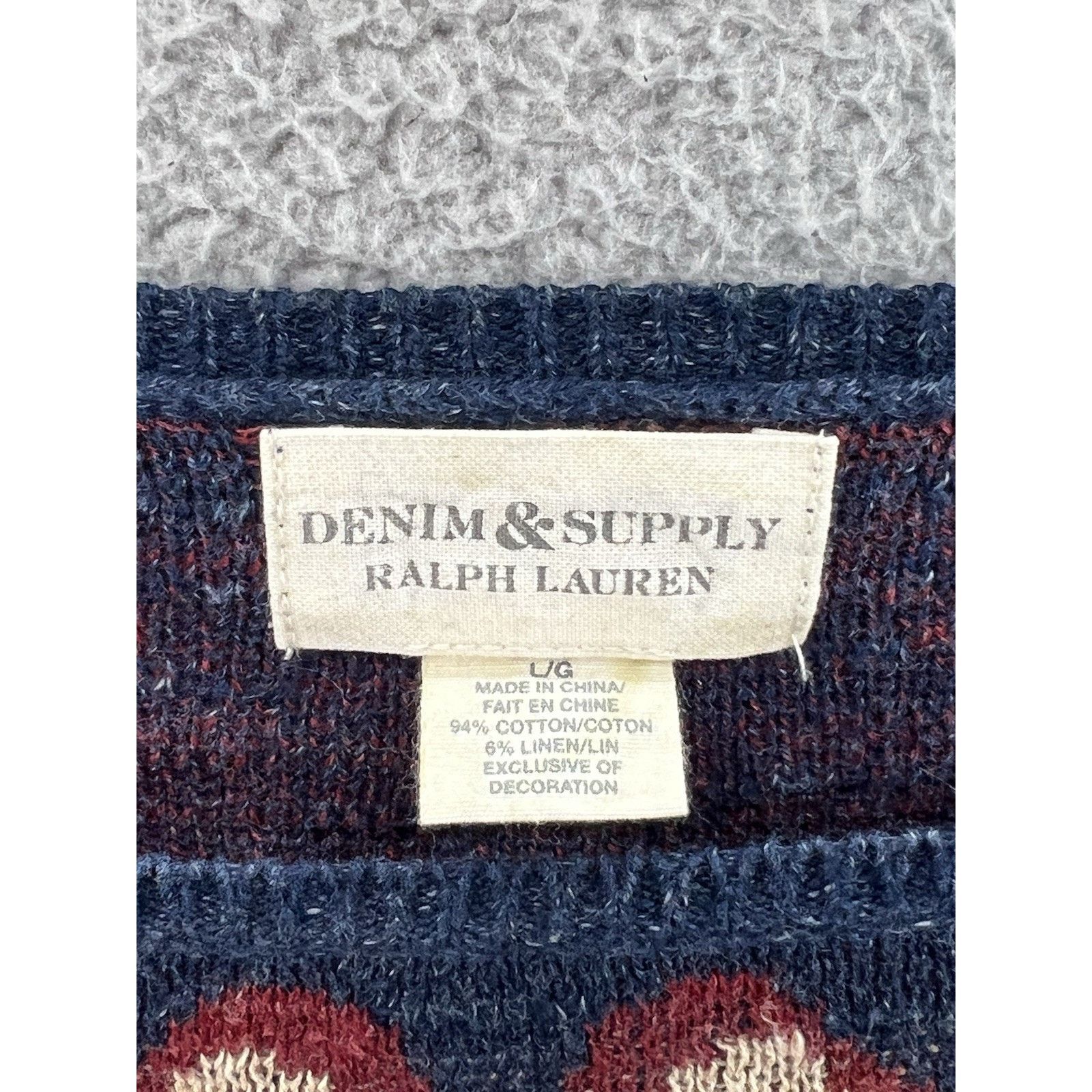 Denim & Supply Ralph Lauren Denim & Supply Ralph Lauren Aztec Short Sleeve Sweater Large Size L / US 10 / IT 46 - 3 Thumbnail