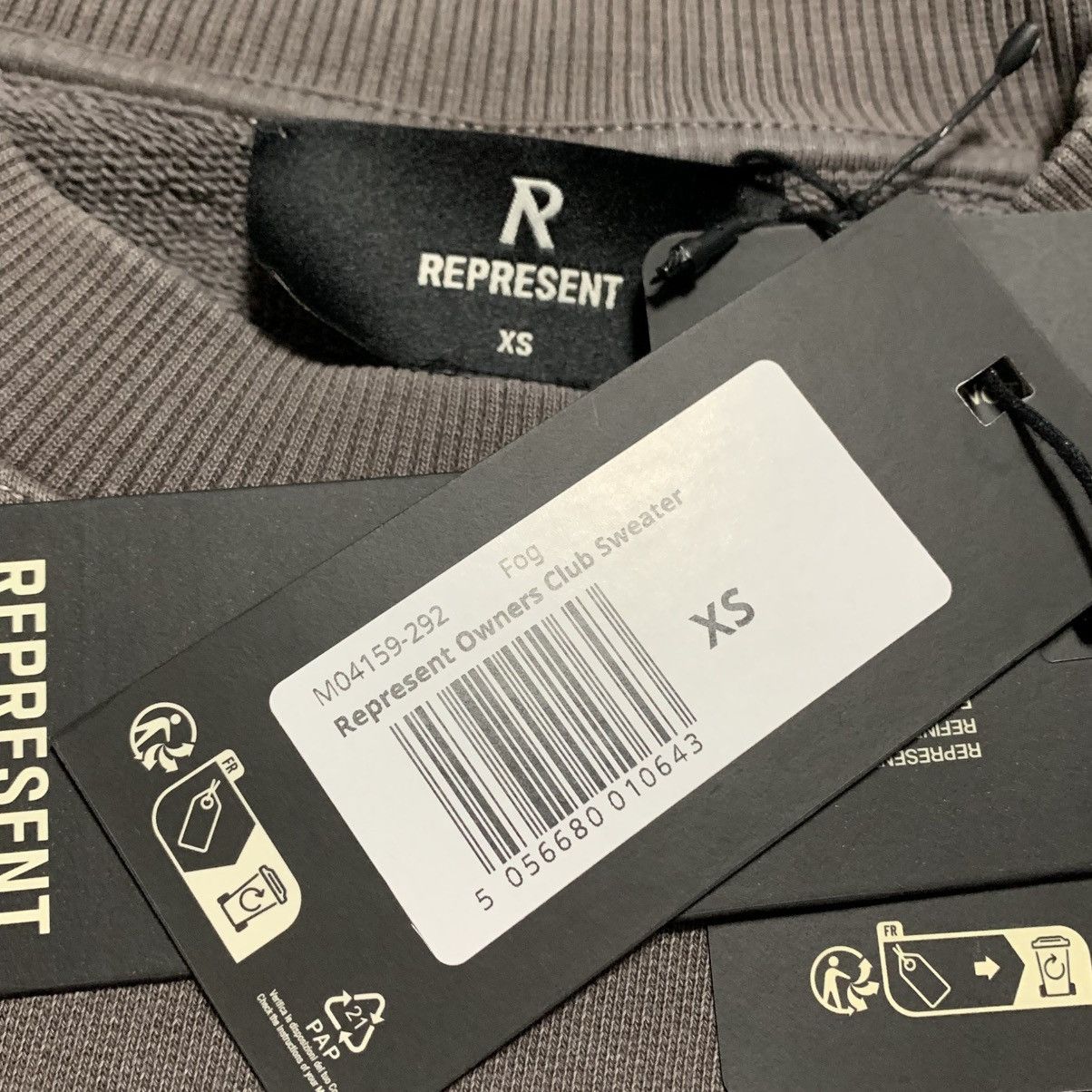 Represent Clo. Represent XS Owners Club Fog Sweater Sweatshirt Crewneck Size US XS / EU 42 / 0 - 6 Thumbnail