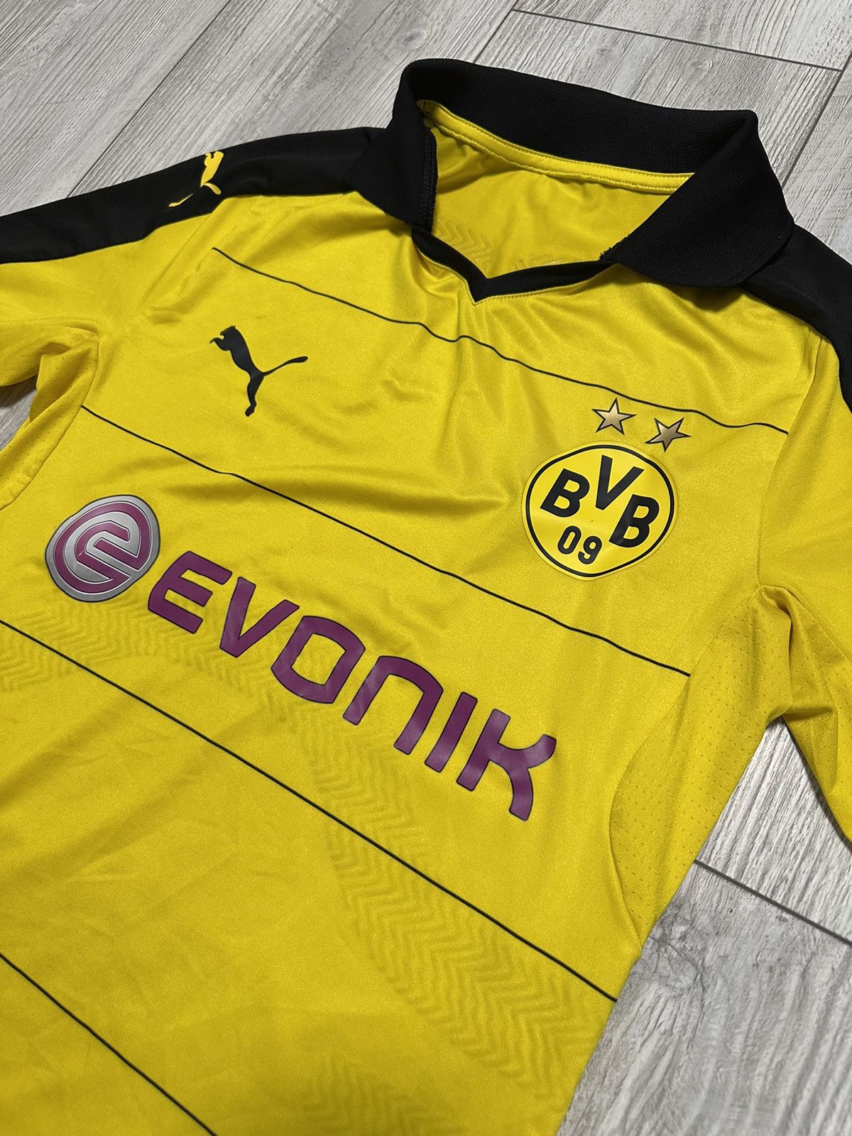 Puma Puma 2015-16 Borussia Dortmund Home Football Shirt M Size US M / EU 48-50 / 2 - 2 Thumbnail