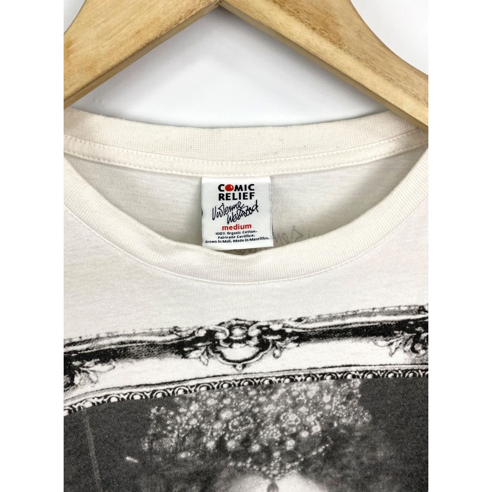 Vivienne Westwood Vivienne Westwood Comic Relief t-shirt Mens M White Retro Y2K Shirt Size US M / EU 48-50 / 2 - 5 Thumbnail