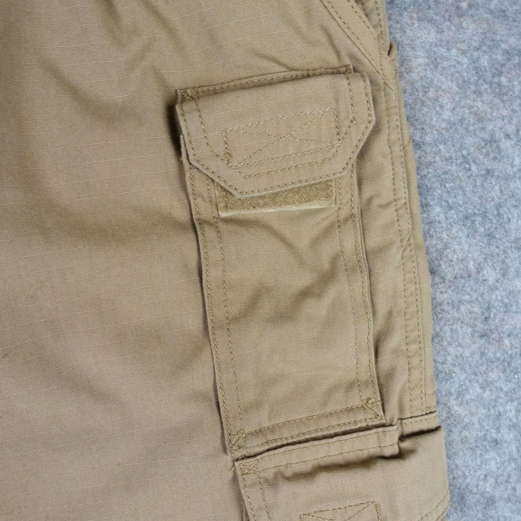 Vintage 5.11 Tactical Cargo Pants Mens 31x30 Beige Elastic Waist Ripstop Workwear Series Cargo Pants Mens Beige Size US 31 - 4 Thumbnail