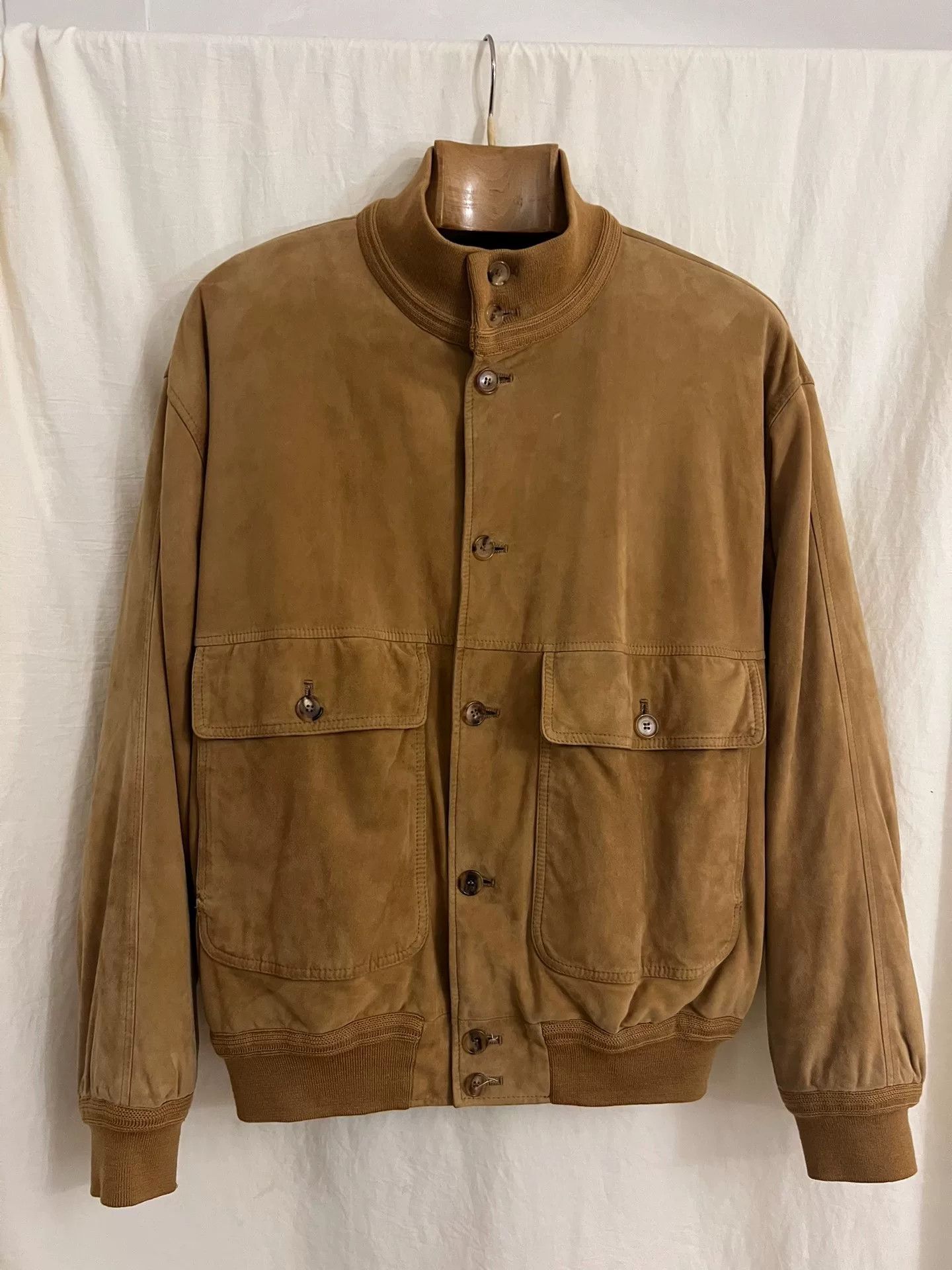 Loro Piana Loro Piana Cashmere Suede Jacket Size US XXL / EU 58 / 5 - 1 Thumbnail