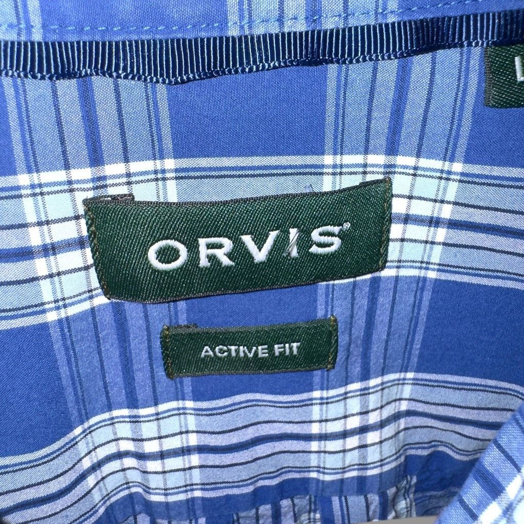 Orvis Orvis Heritage Wash Blue & White Active Fit Button Down Shir Size US L / EU 52-54 / 3 - 2 Thumbnail