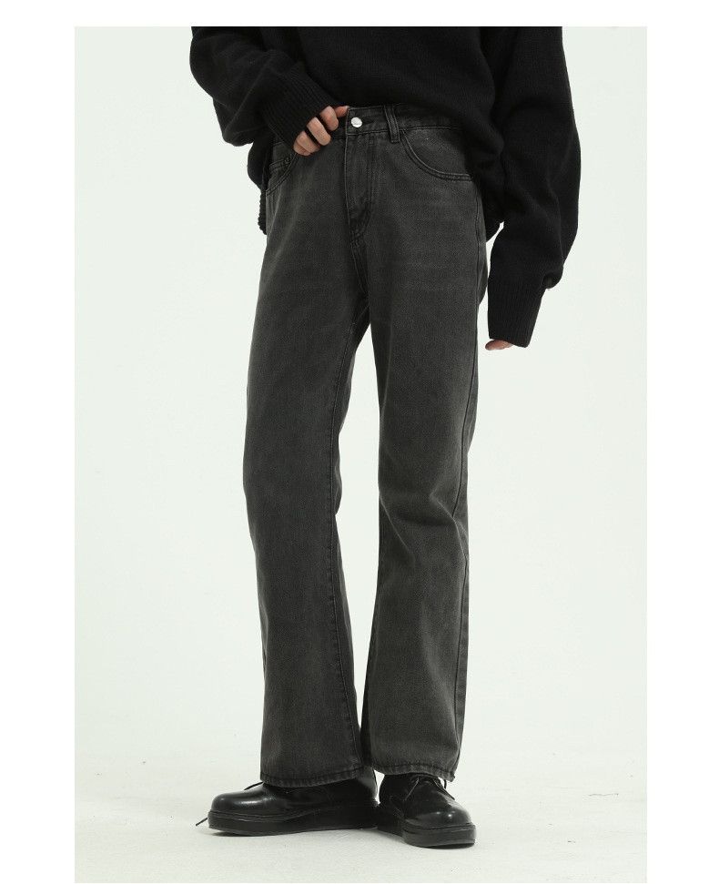 Japanese Brand × Jean Grey Washed Straight Bootcut Jeans Size US 32 / EU 48 - 1 Thumbnail
