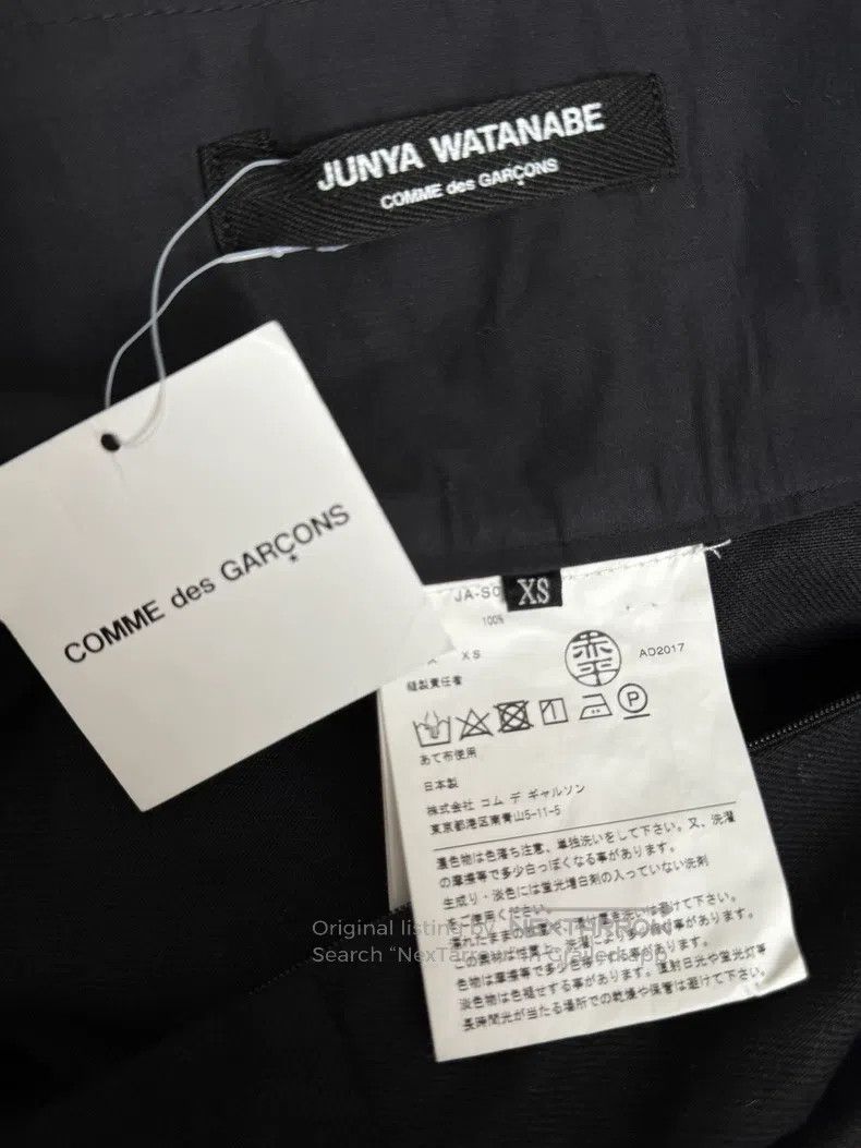 Junya Watanabe Junya Watanabe size XS Black wrap-around half skirt Size 22" - 9 Thumbnail