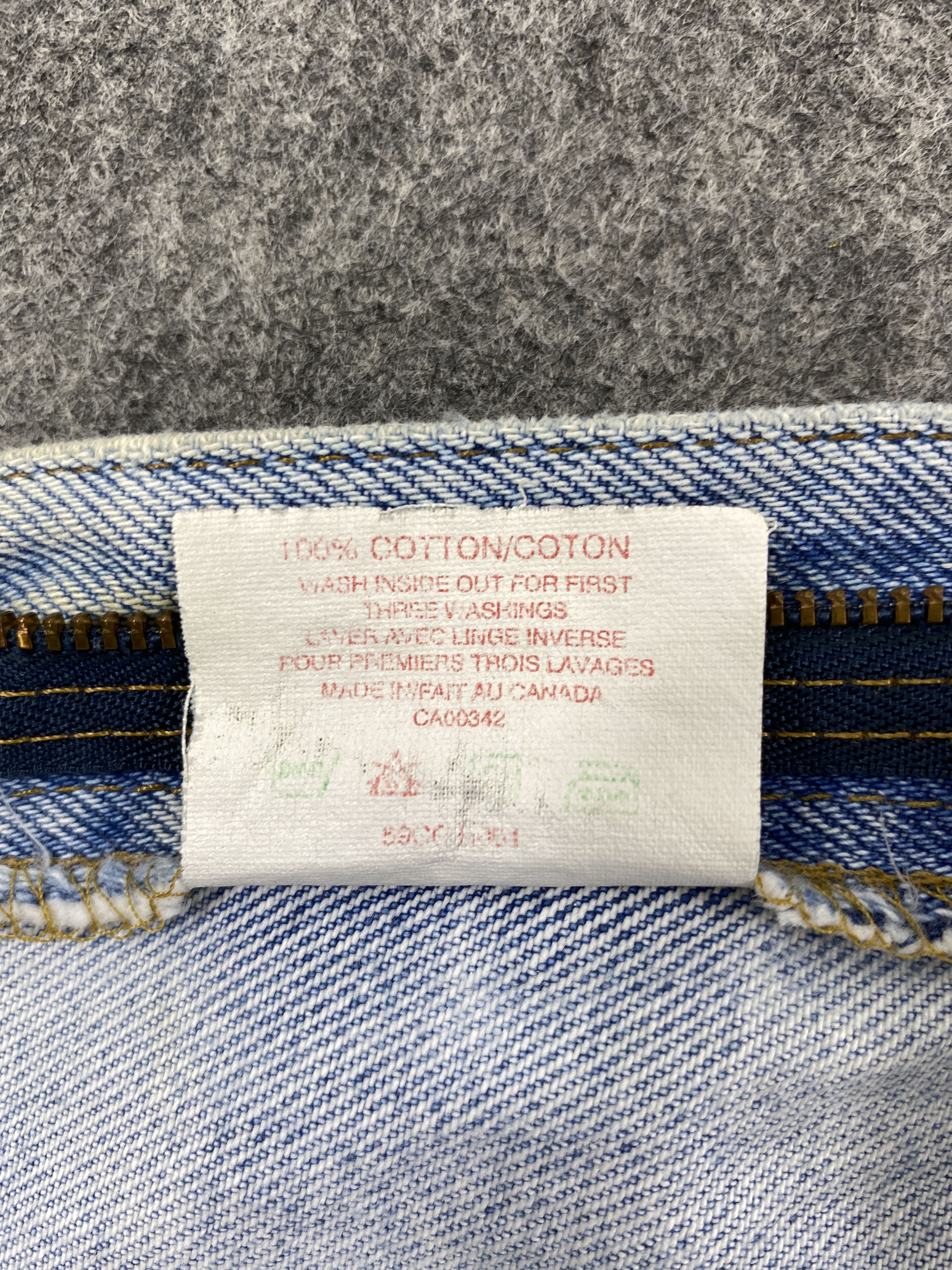 Levi's Light Blue Wash Vintage Levi's 634 Orange Tab 33x26.5 JN1776 Size US 33 - 9 Thumbnail