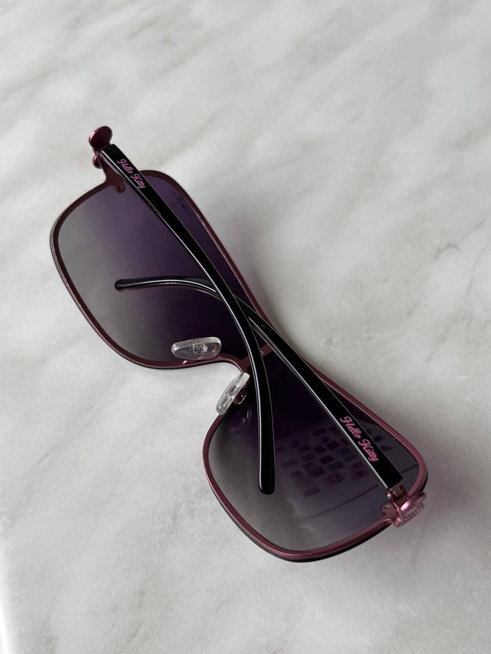 Japanese Brand × Vintage Vintage Hello Kitty Japan Sanrio Pink Unisex Sunglasses Y2K Size ONE SIZE - 9 Thumbnail