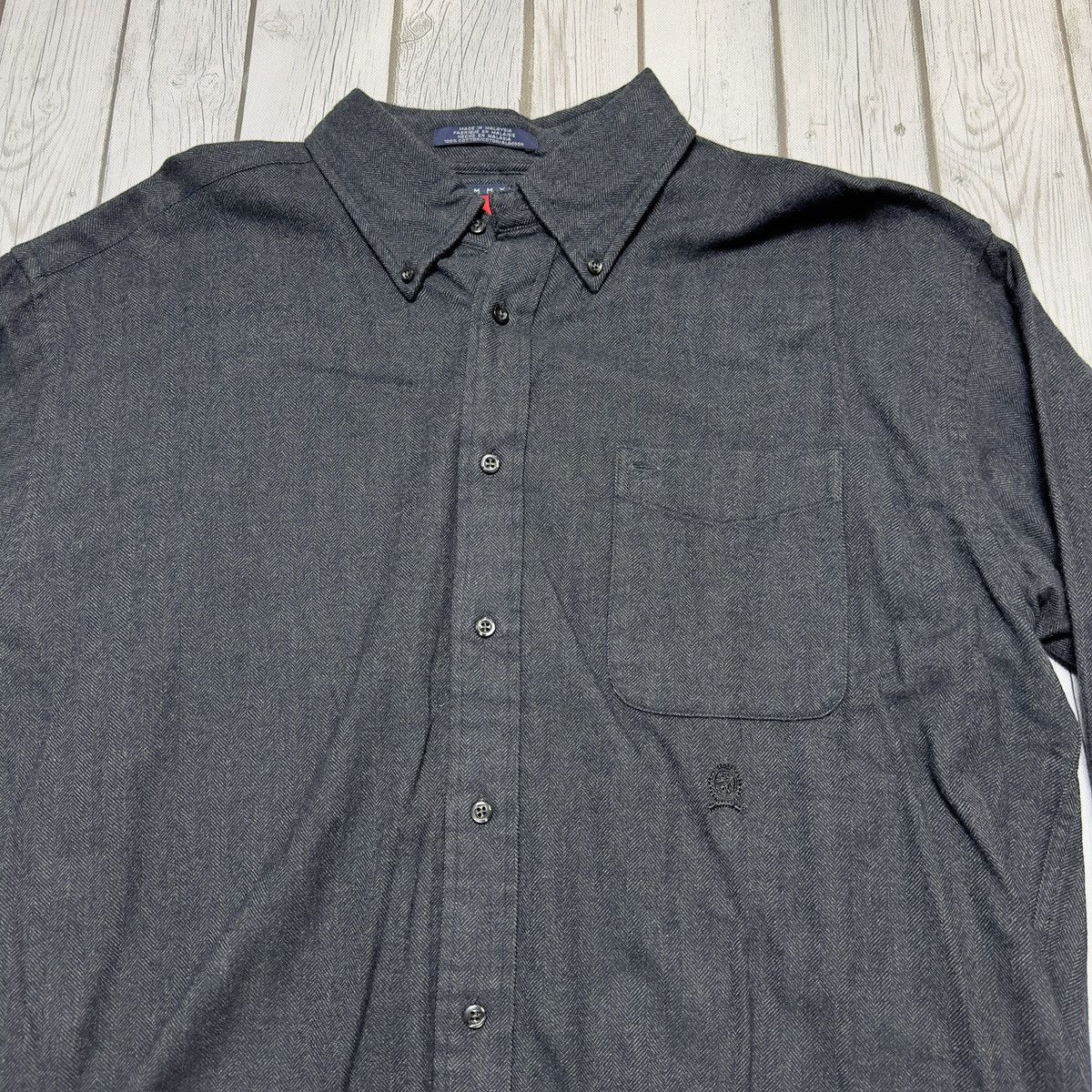 Tommy Hilfiger × Vintage Vintage Tommy Hilfiger shirt Size US XL / EU 56 / 4 - 3 Thumbnail