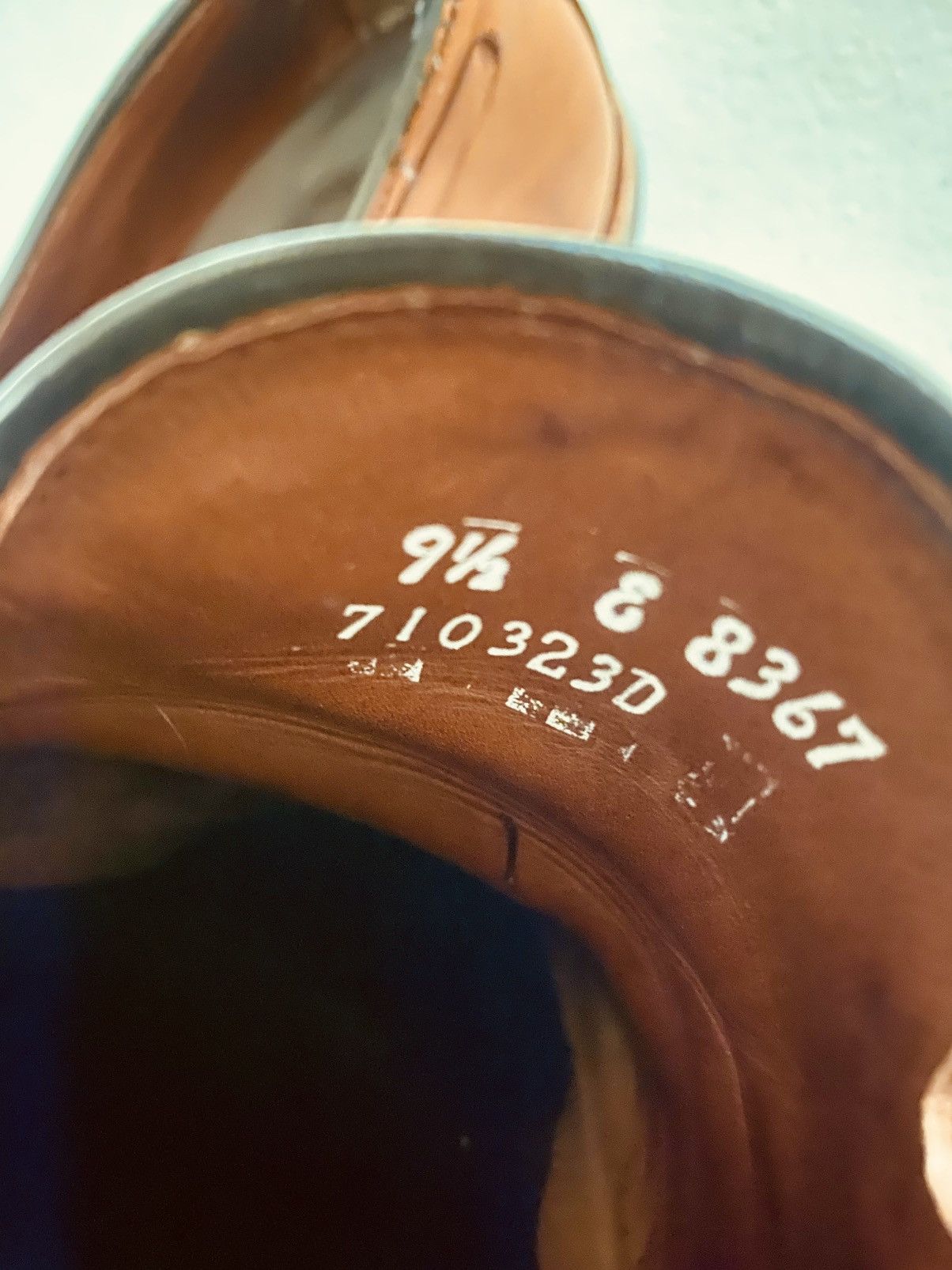 Allen Edmonds AE 🇺🇸 tobacco leather Grayson tasseled vamp 9.5 E Made in USA Size US 9.5 / EU 42-43 - 15 Thumbnail