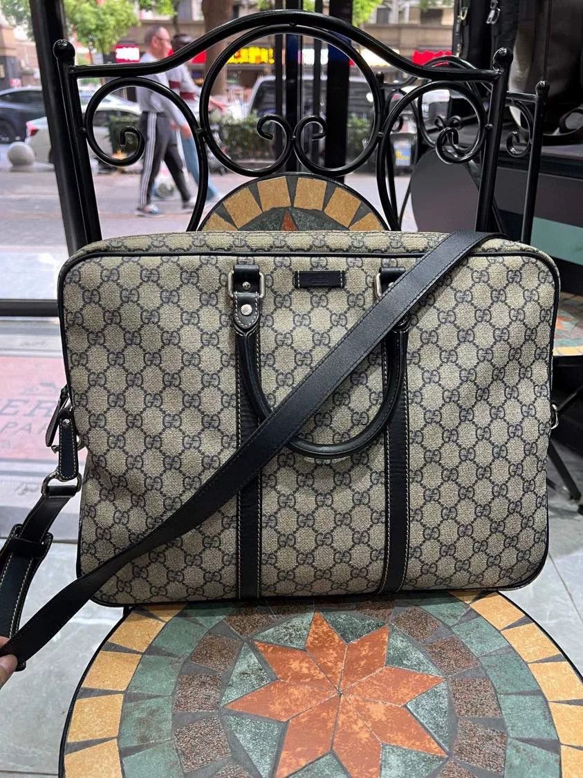 Gucci Gucci Classic GG Monogram Briefcase Crossbody Size ONE SIZE - 1 Thumbnail