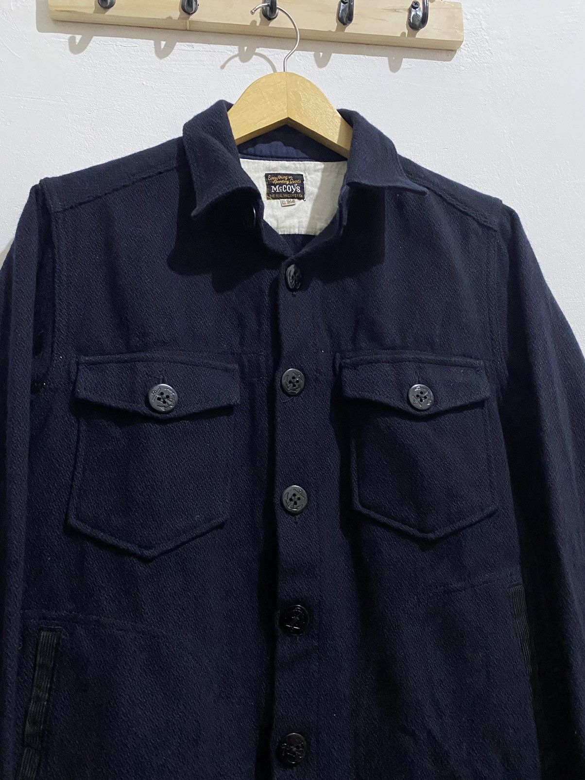 The Real McCoy's The Real Mccoy’s Usn wool button shirt Size US L / EU 52-54 / 3 - 3 Thumbnail