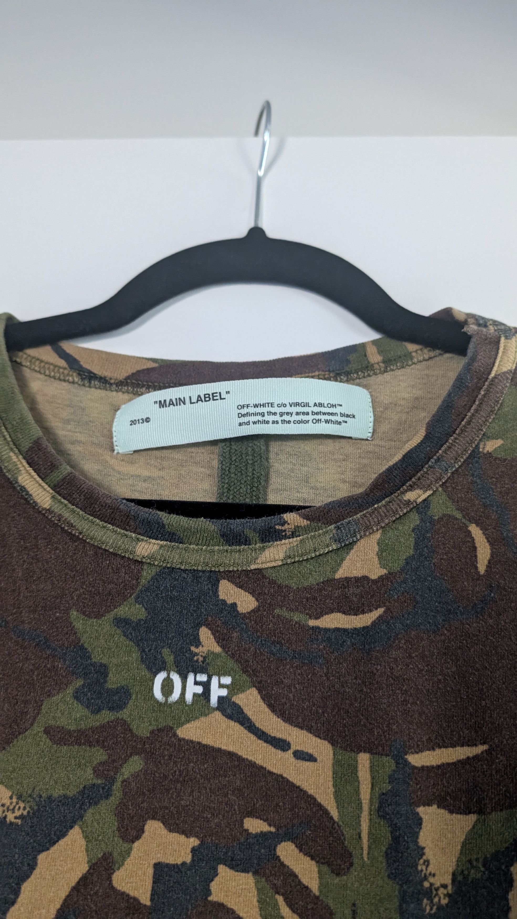 Off-White × Virgil Abloh OFF-WHITE c/o Virgil Abloh Camouflage Arrows T-Shirt - L Size US L / EU 52-54 / 3 - 6 Thumbnail