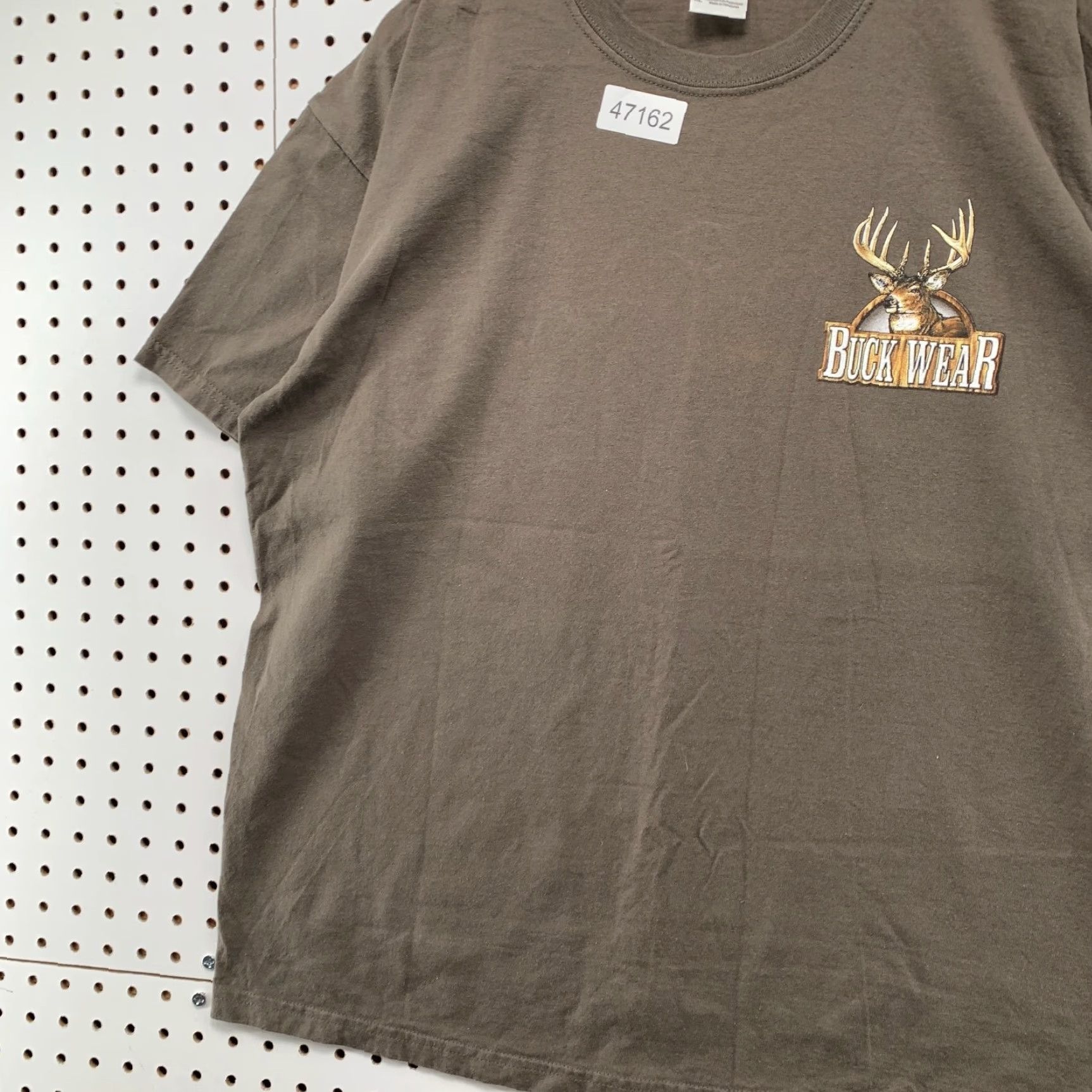 Gildan VINTAGE Gildan T-Shirt Mens XL Brown Funny Buck Wear Deer Hunt Outdoor Nature Turkey Animals Shirt Size US XL / EU 56 / 4 - 4 Thumbnail