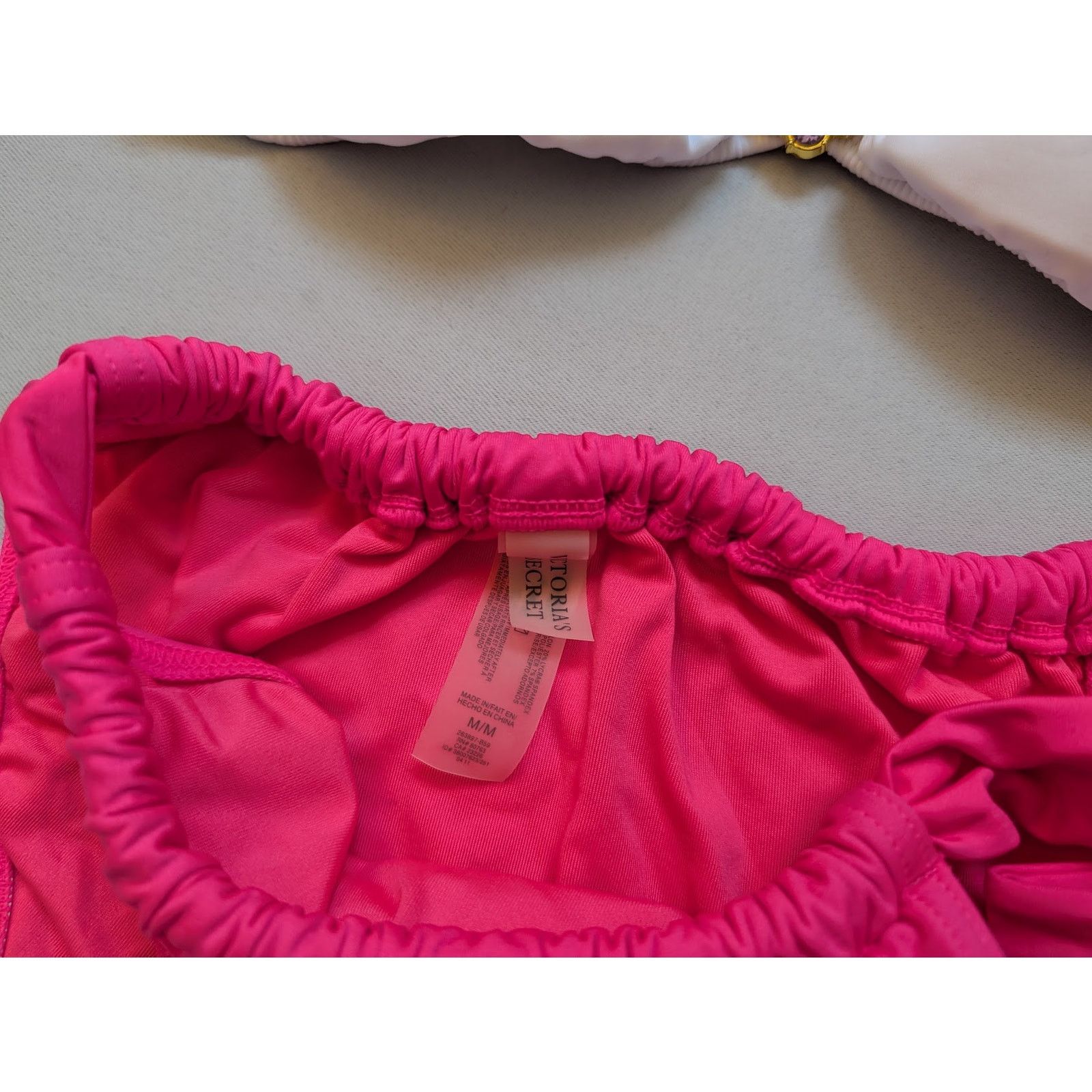 Victoria's Secret NWT Victoria’s Secret White Jeweled Bandeau Hot Pink Size M Size M / US 6-8 / IT 42-44 - 3 Thumbnail