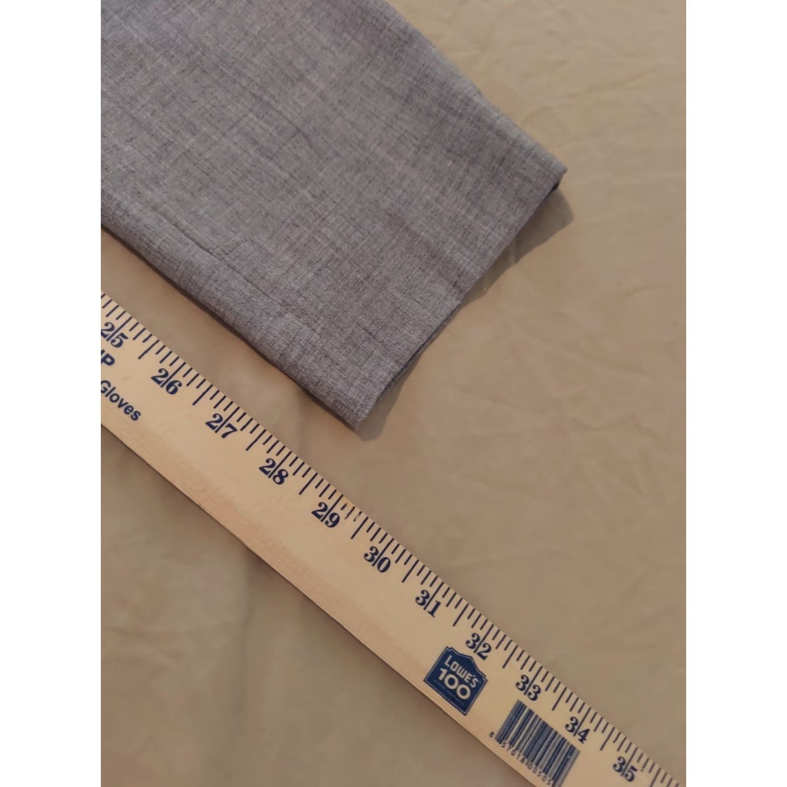 Banana Republic Womens Banana Republic Dress Pants 4 Gray Slack Chino Khaki Trouser Size 27" / US 4 / IT 40 - 8 Thumbnail
