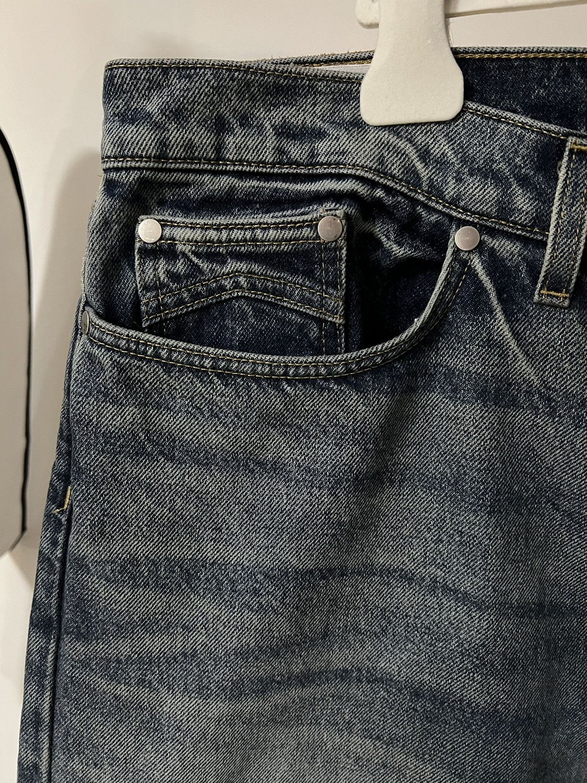 Rhude Rhude distressed straight leg jeans Size US 38 / EU 54 - 7 Thumbnail